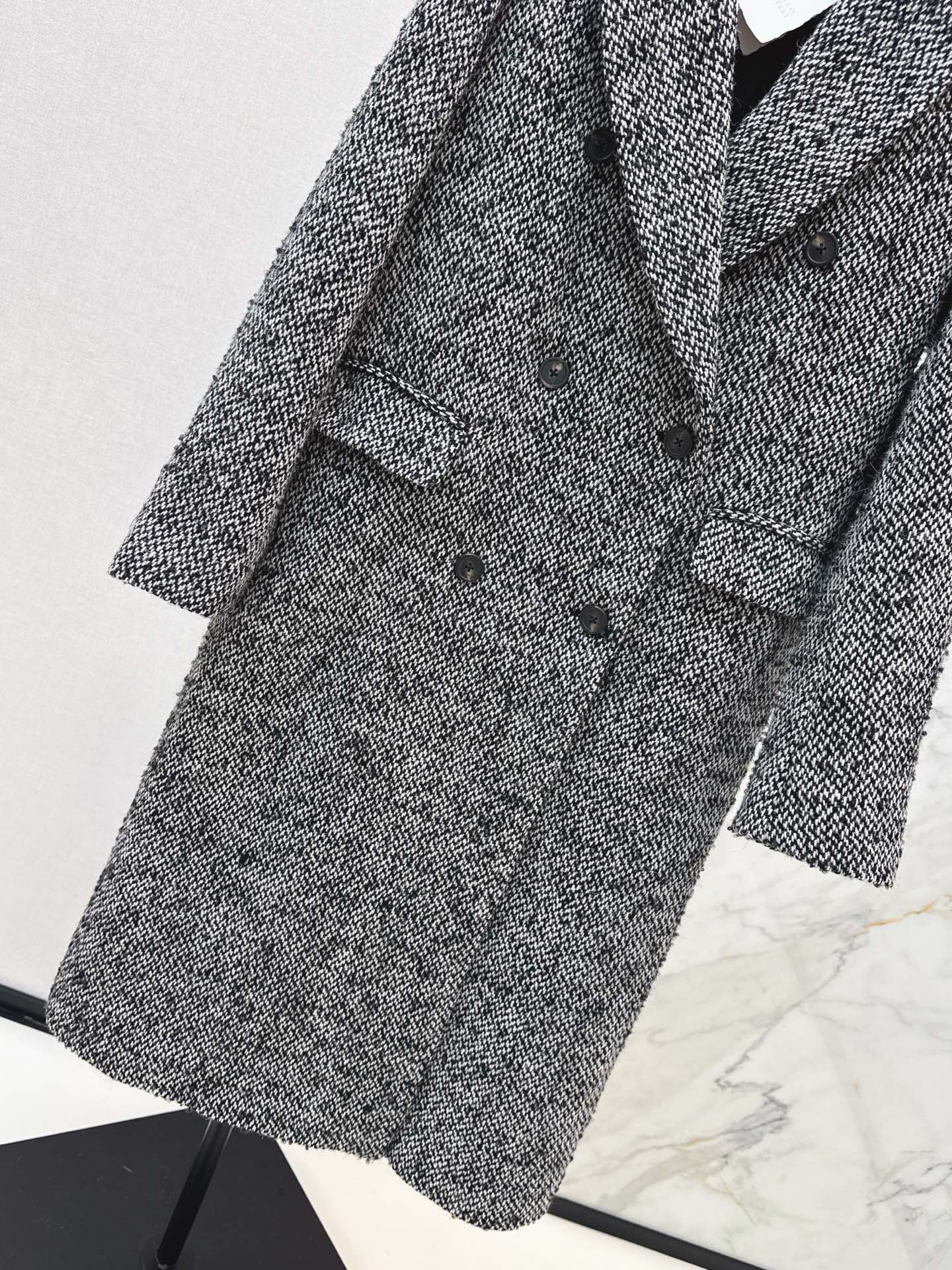 Brun 25fw tweed overcoats
