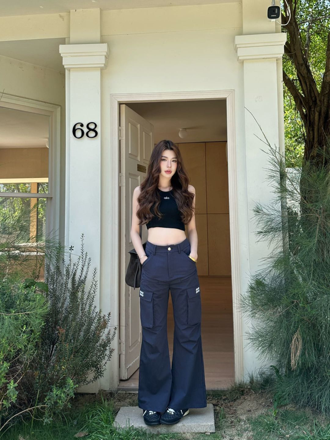 Miu 26ss cargo pants