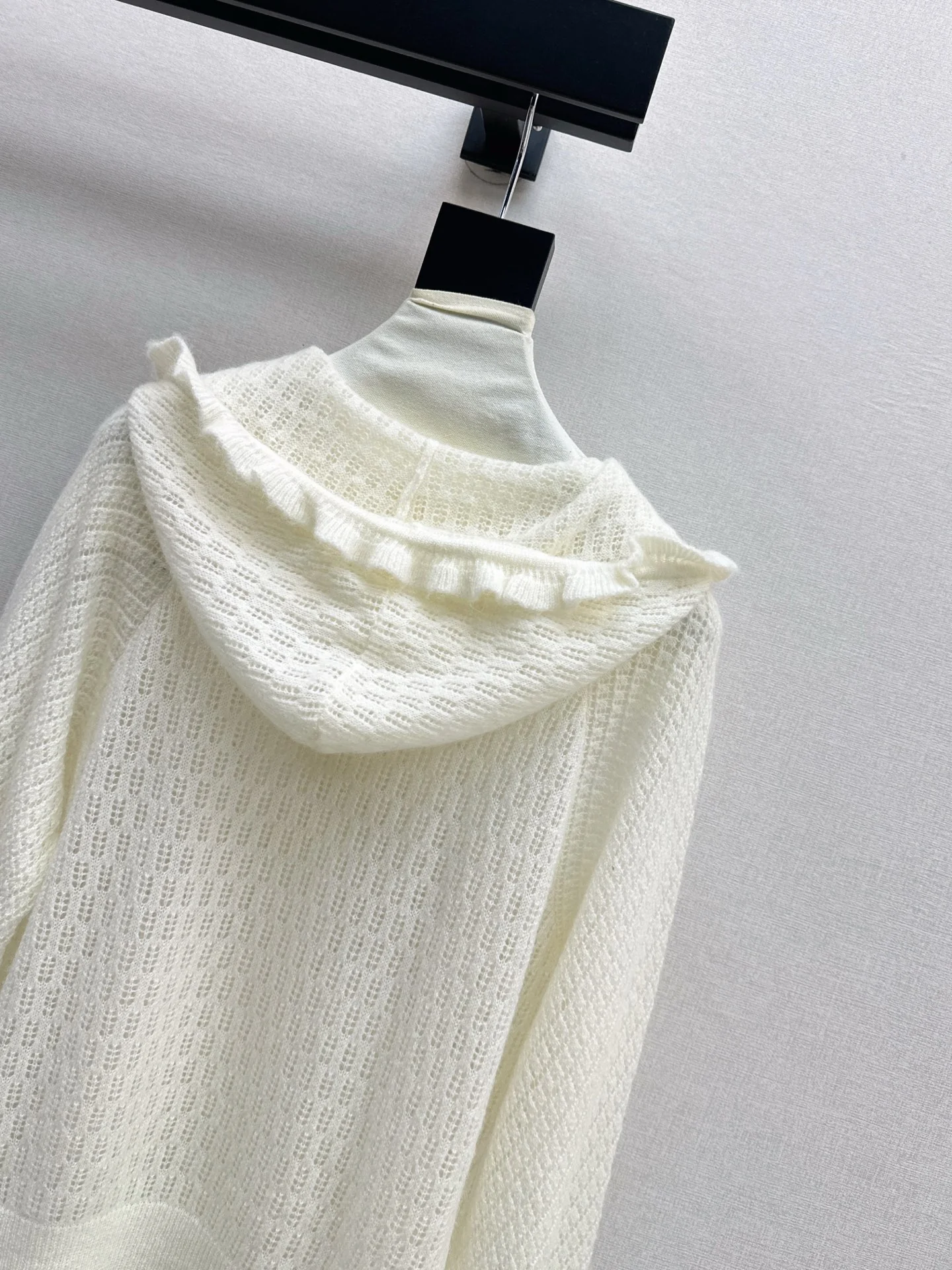 CD 25fw hooded knit cardigan