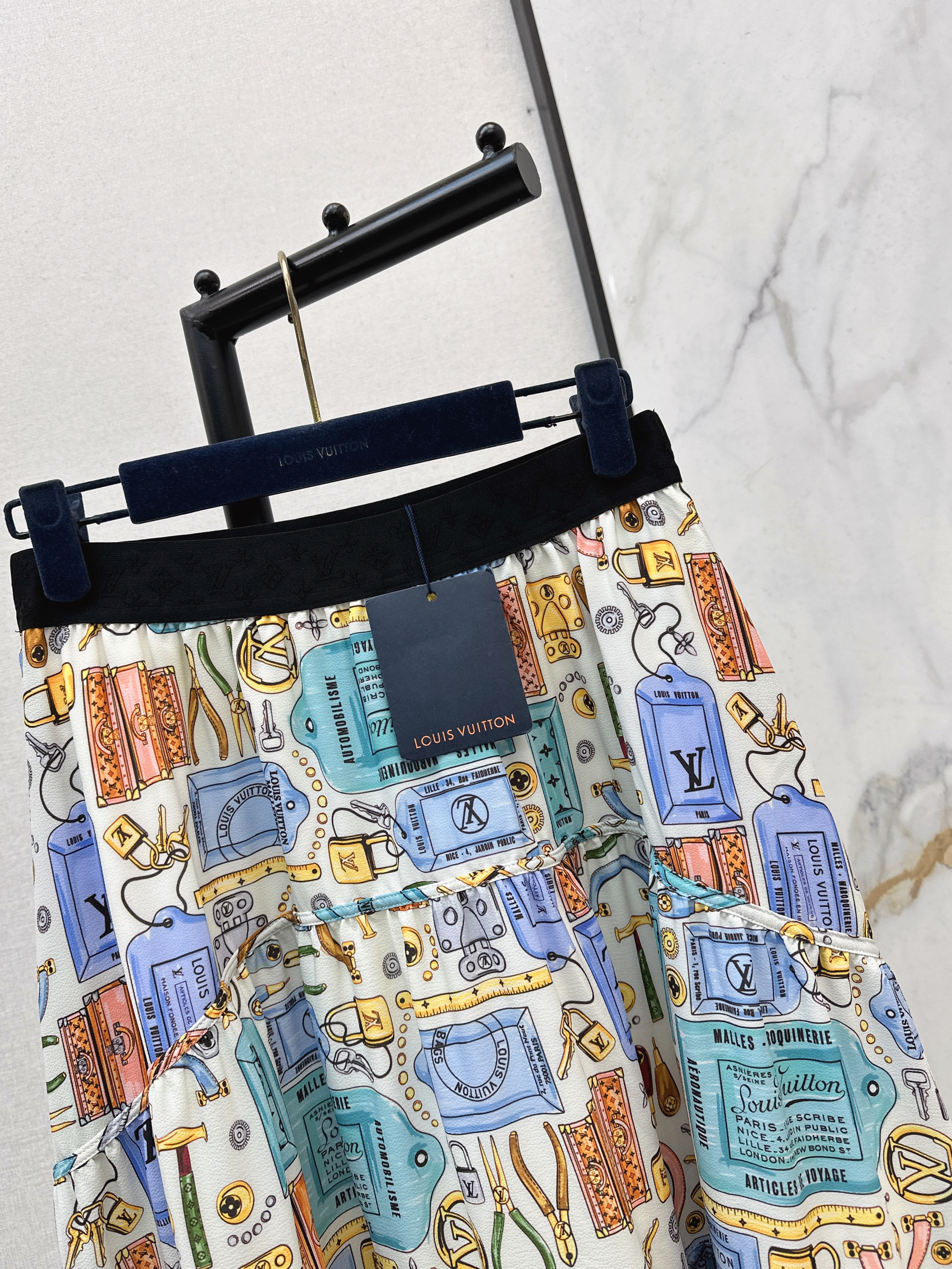 Loui 26ss print skirt