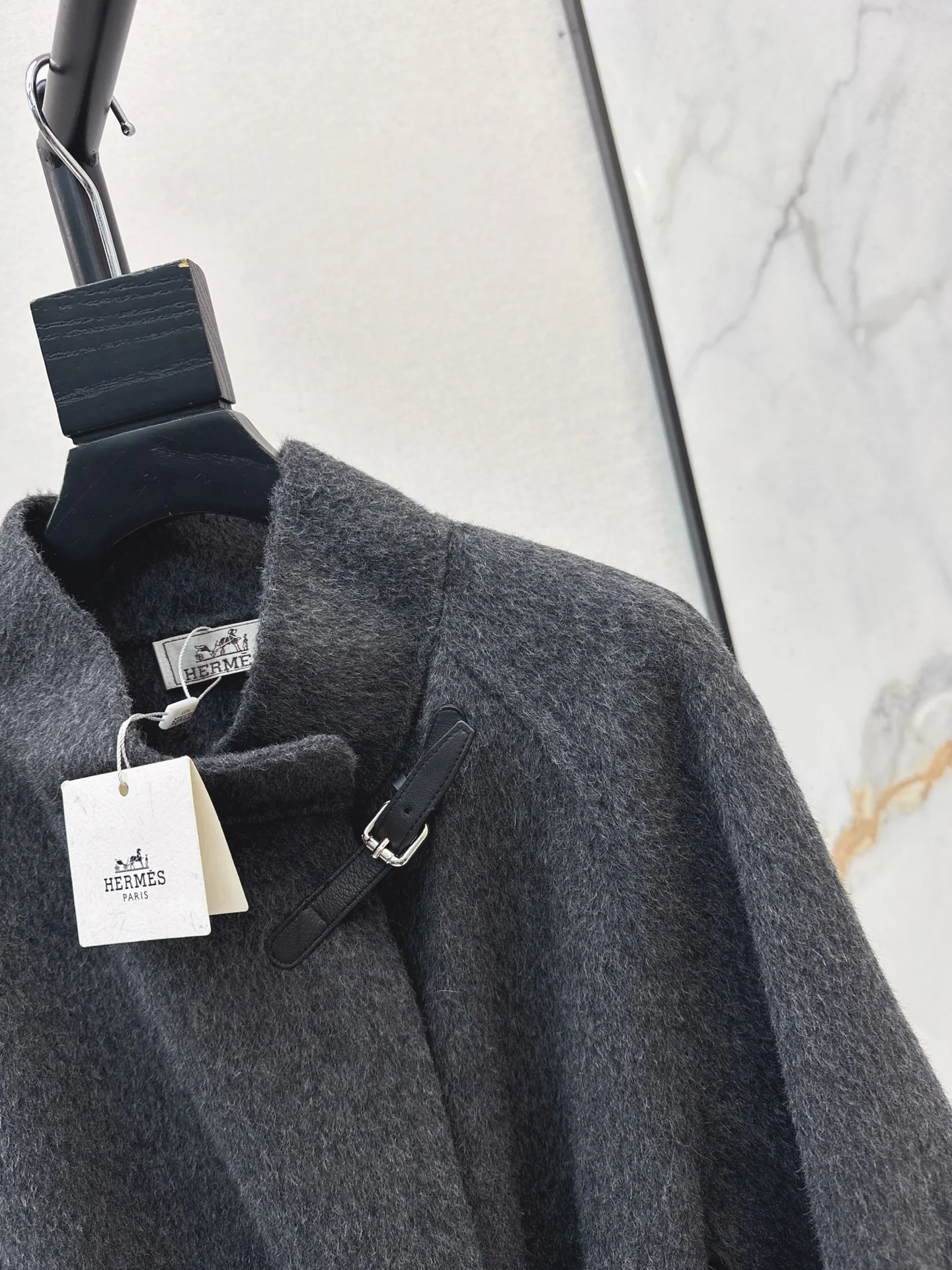 Her 25fw woolen belted overcoats