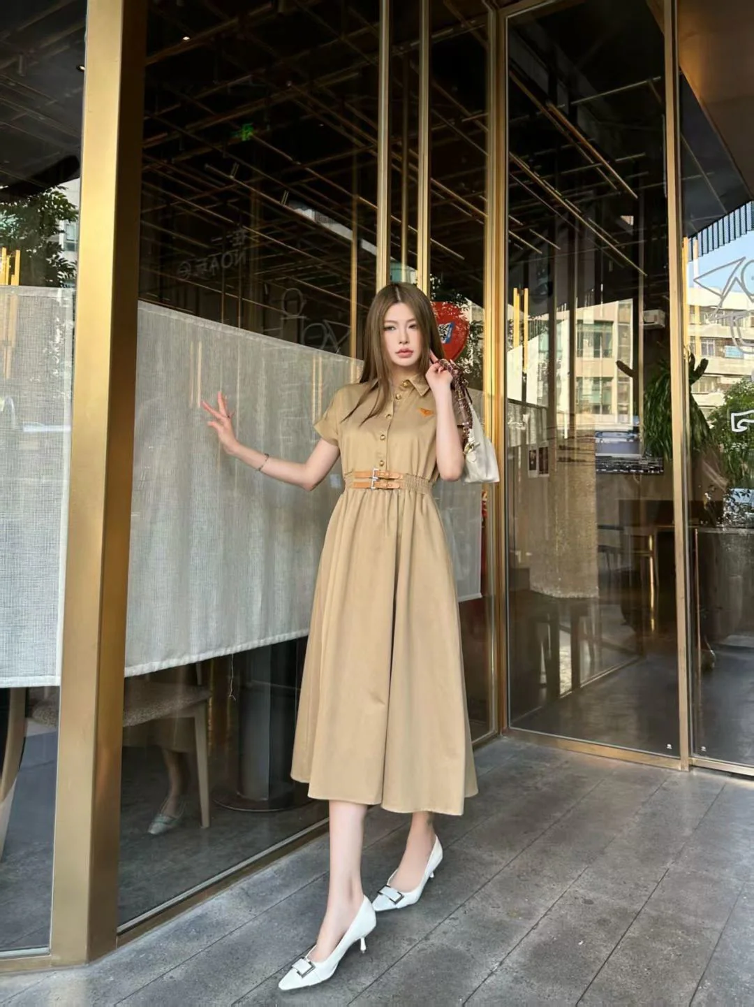 Prad 26ss sleeveless dress