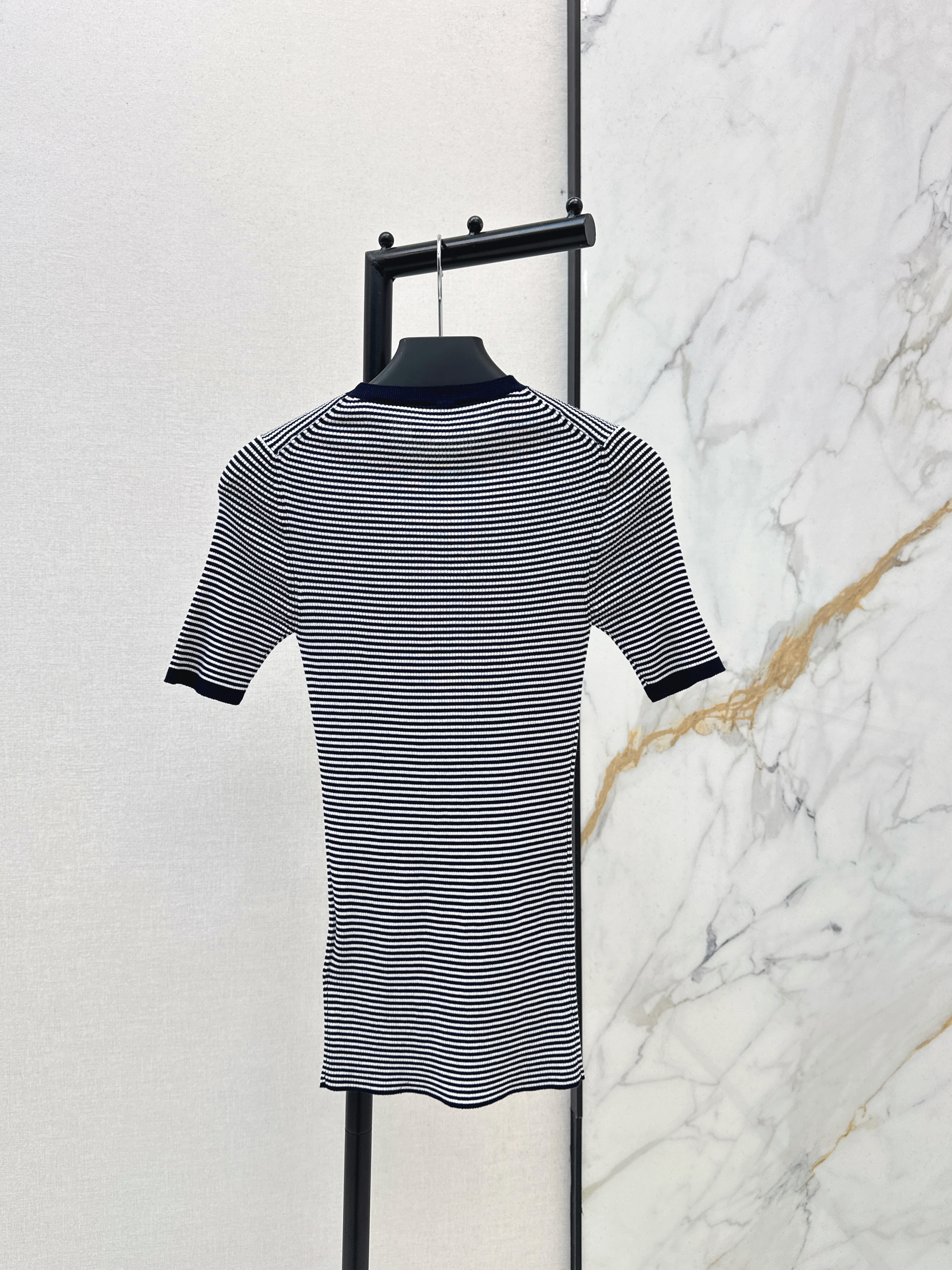 Pra 26ss stripe knitwear