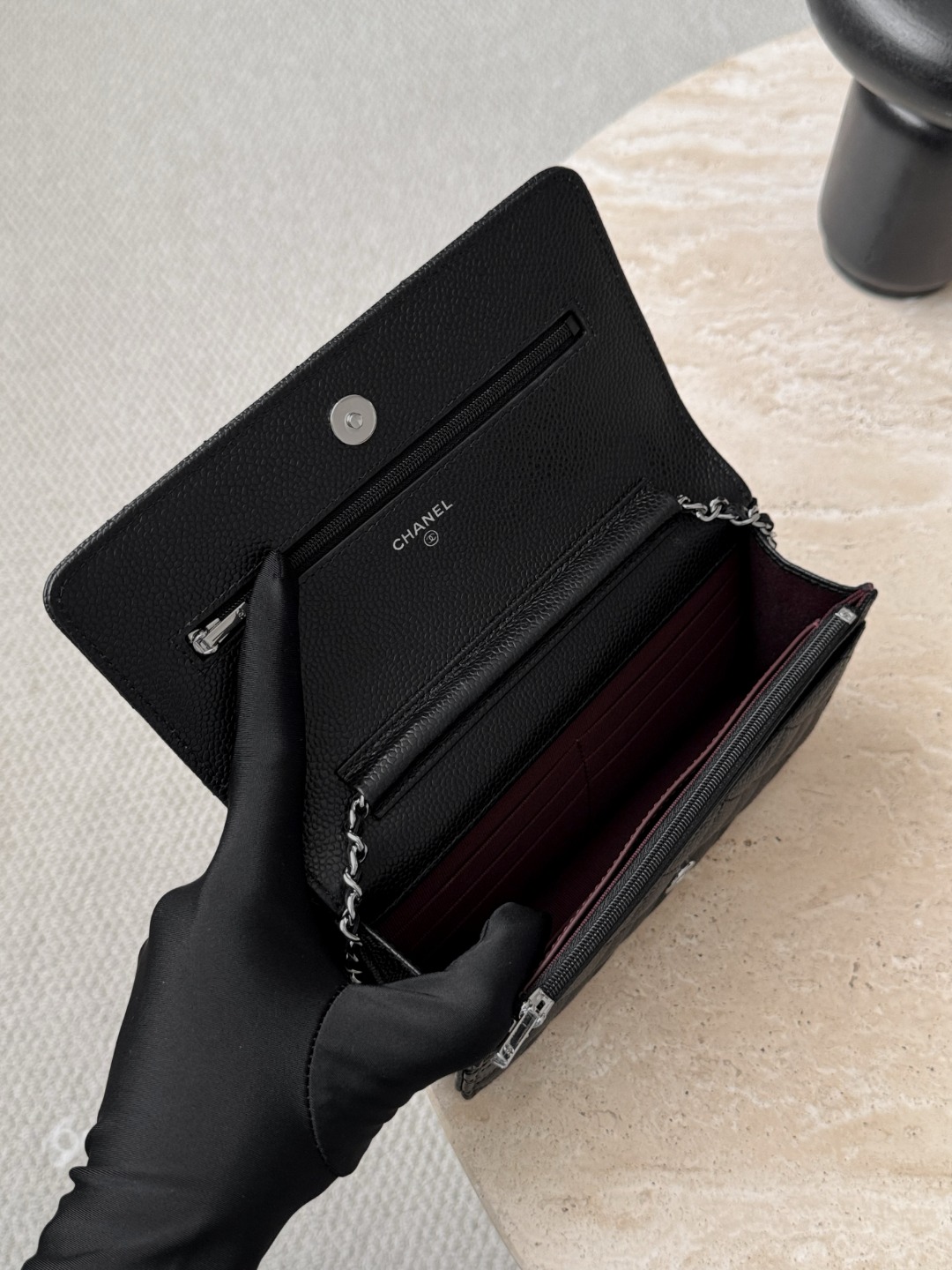 Chan 26ss classic flap woc bag