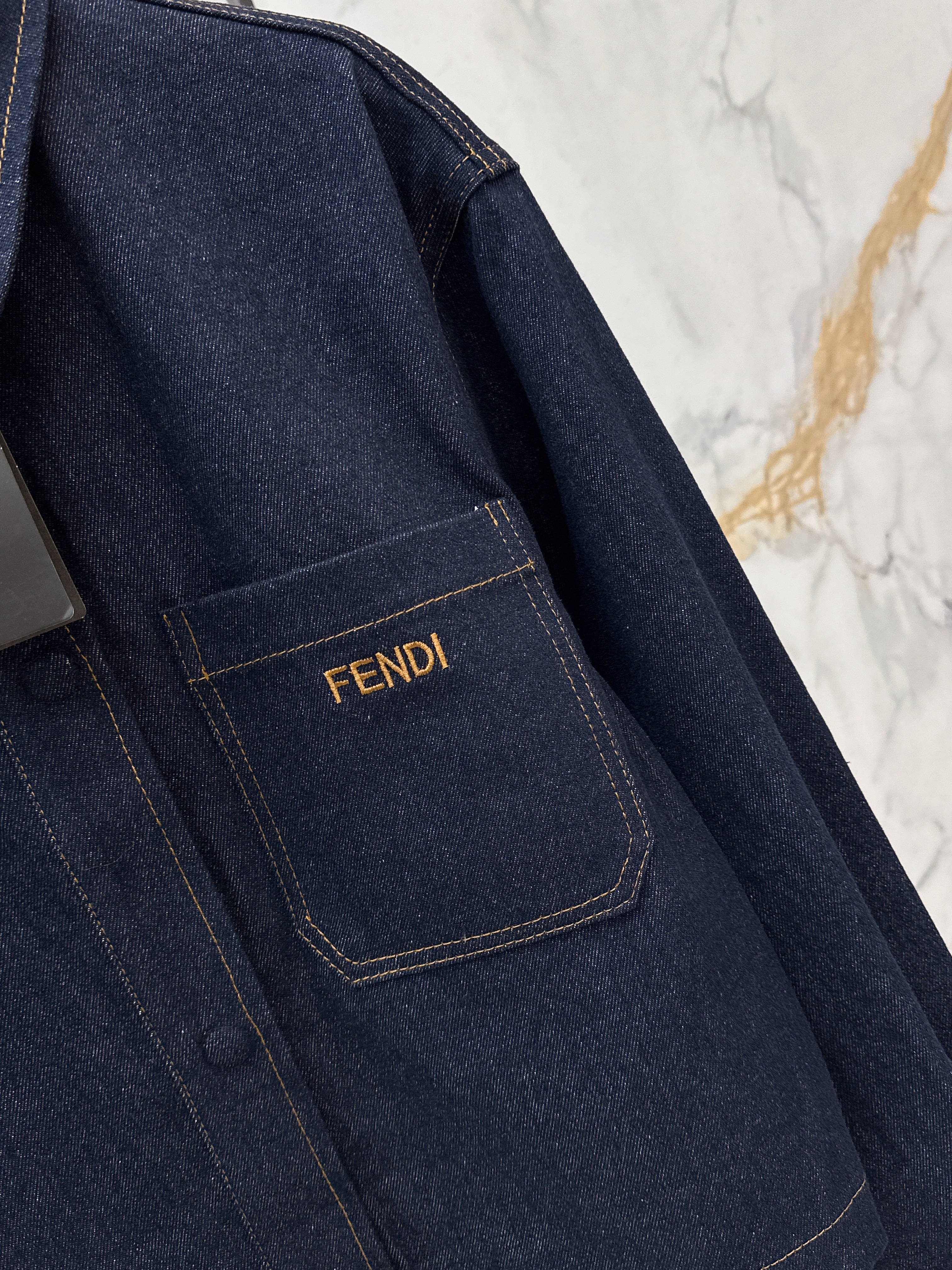 Fen 26ss denim jacket