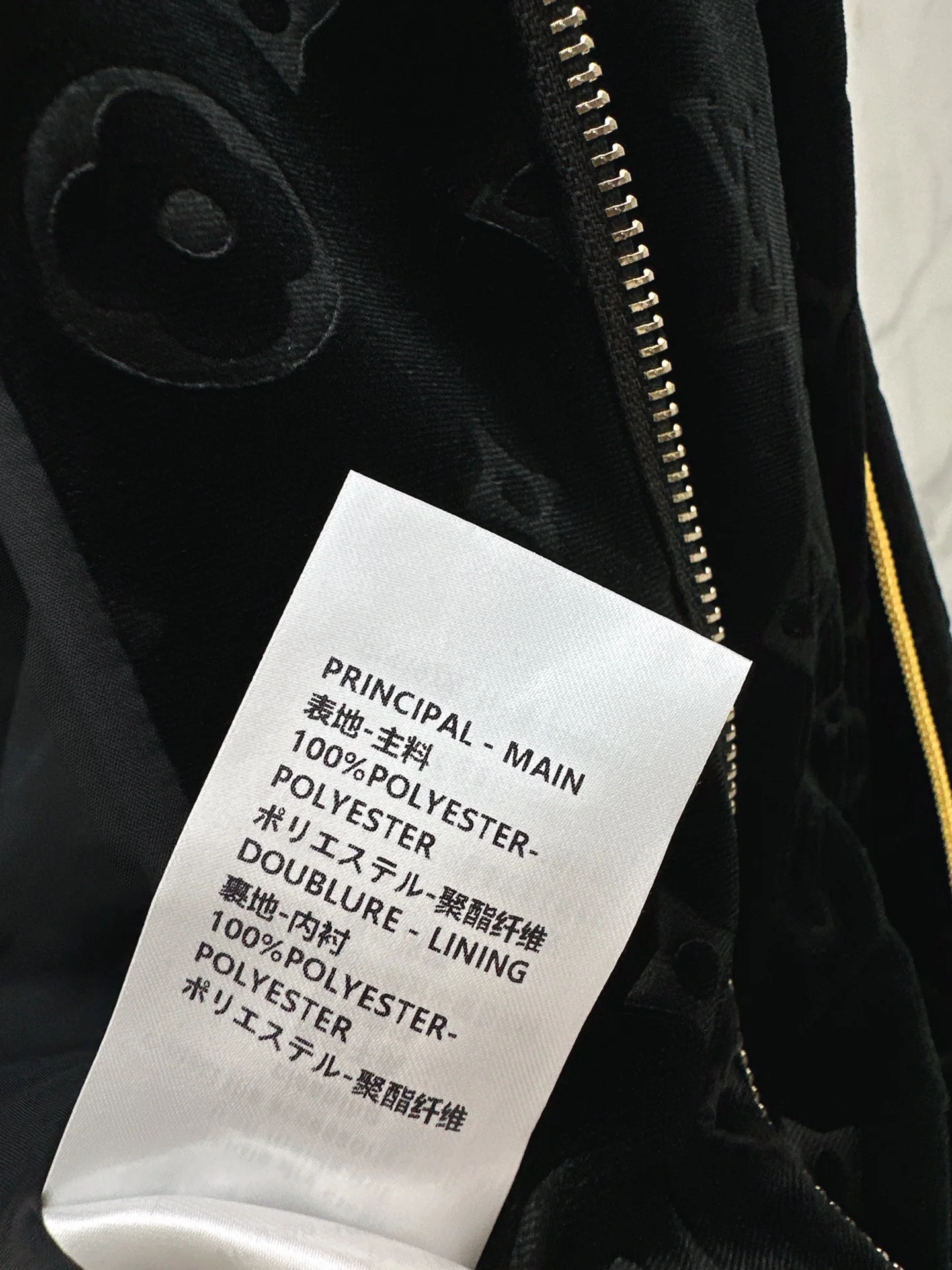 Louis 25fw velvet jacket