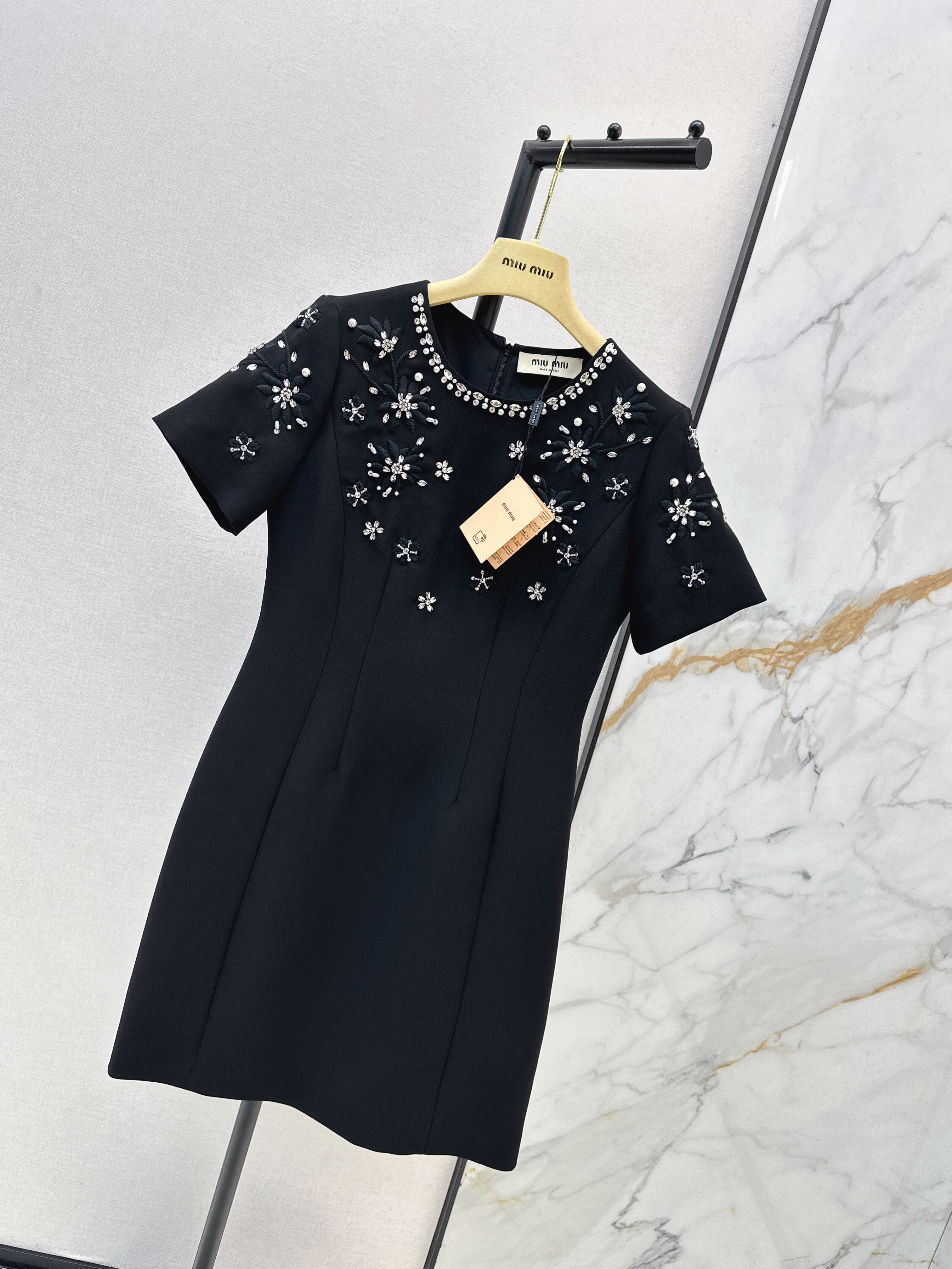 Miu 26ss embroidery dress