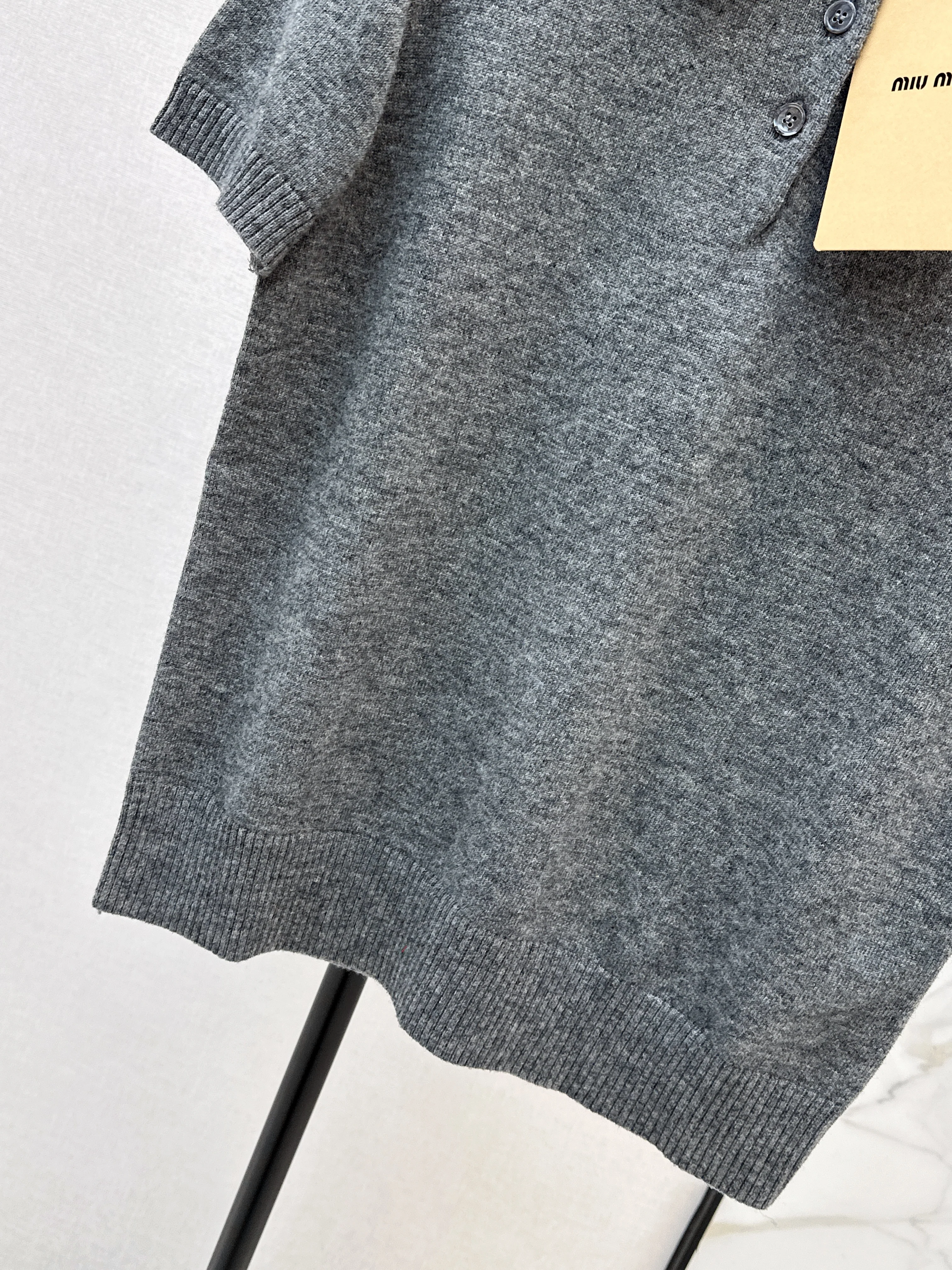 Miu 26ss wool polo shirts