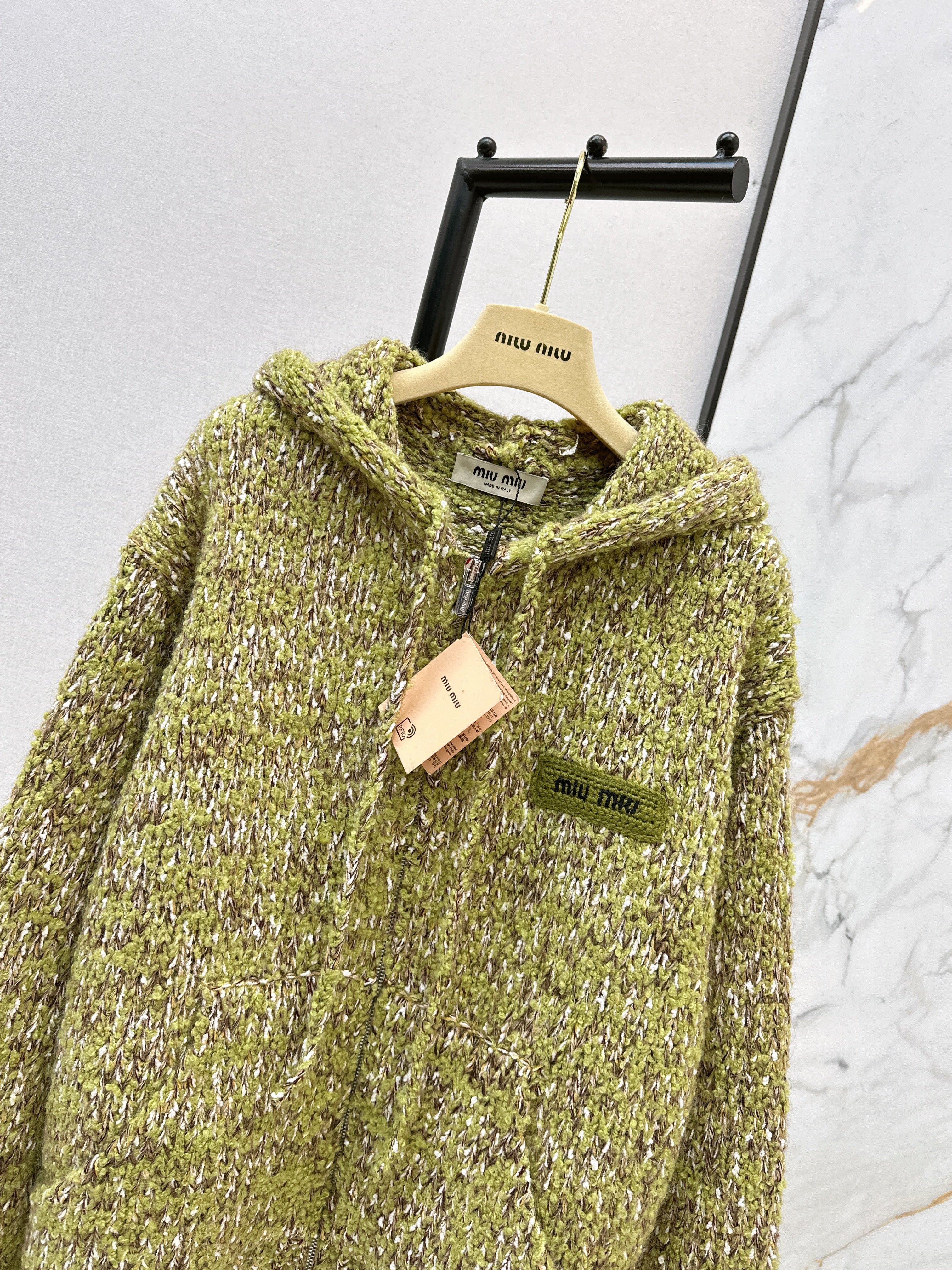 Miu 26ss hooded jacket