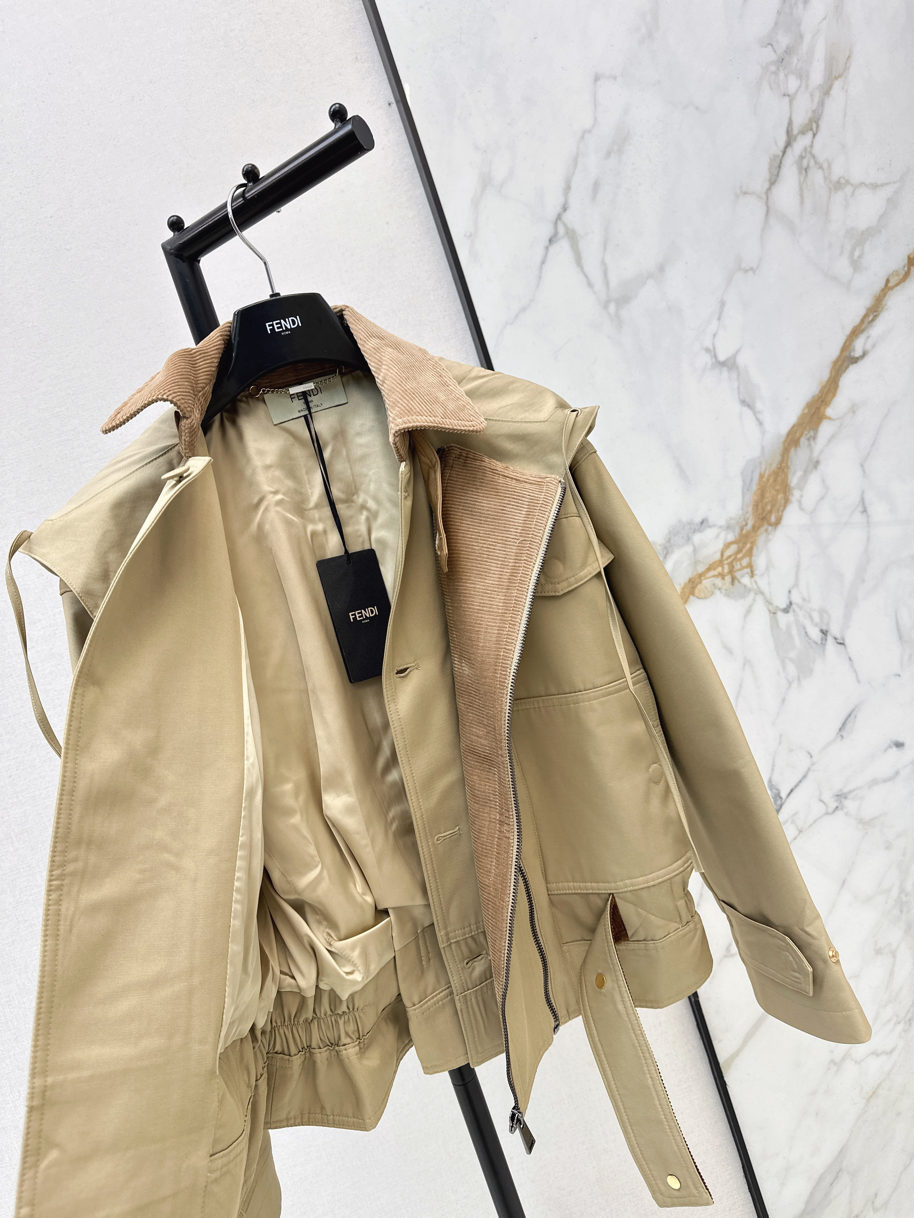 Fen 26ss trench coats