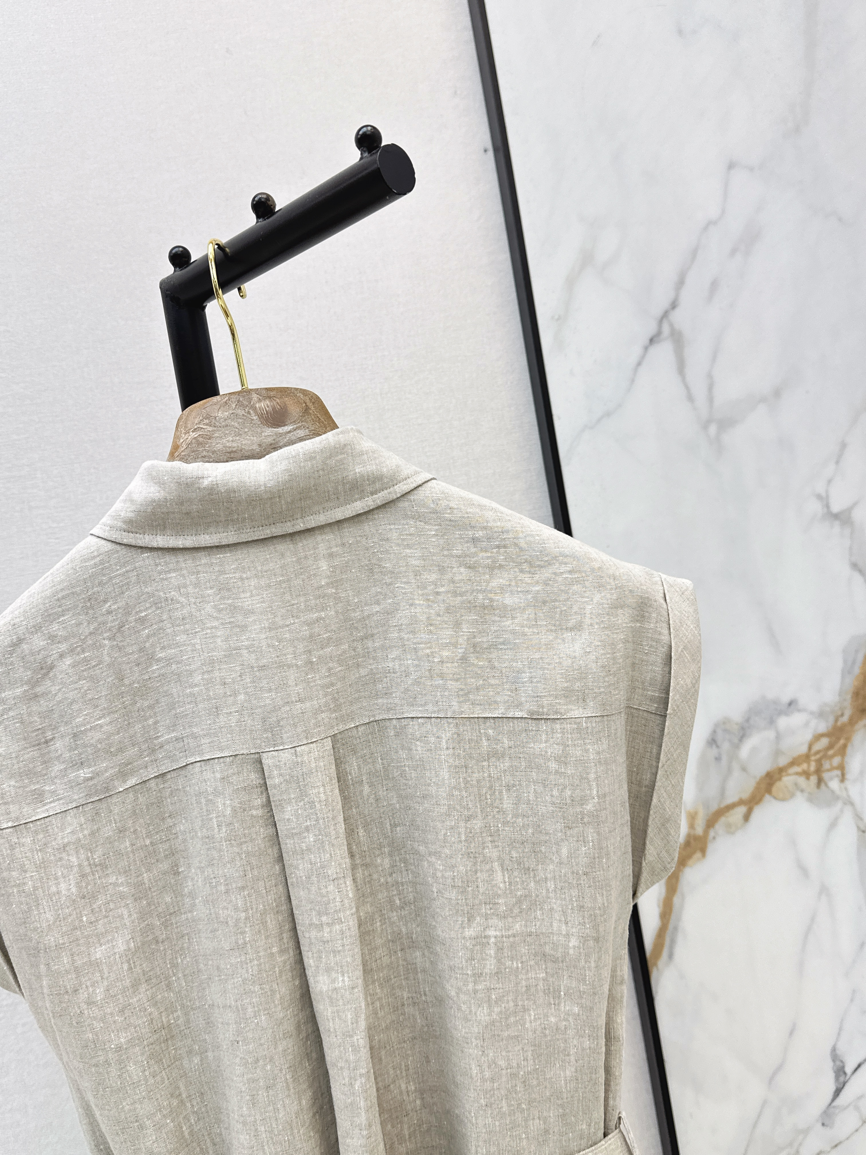 Brun 26ss linen dress