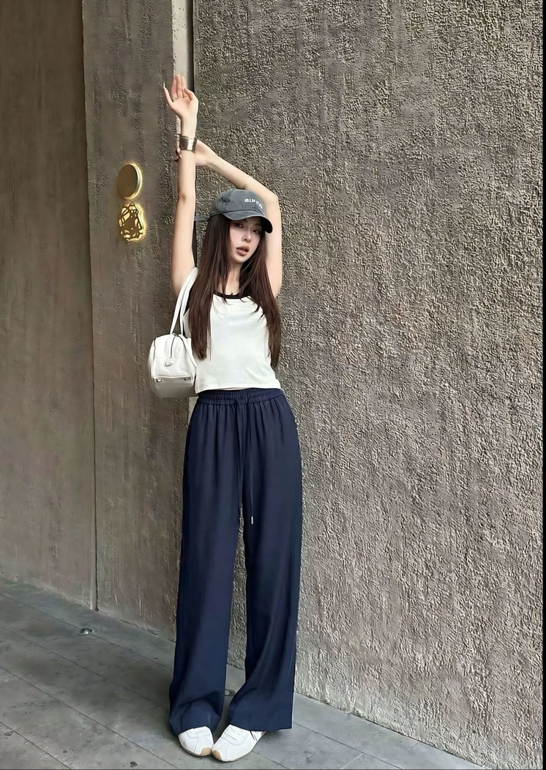 Miu 26ss wide-leg pants