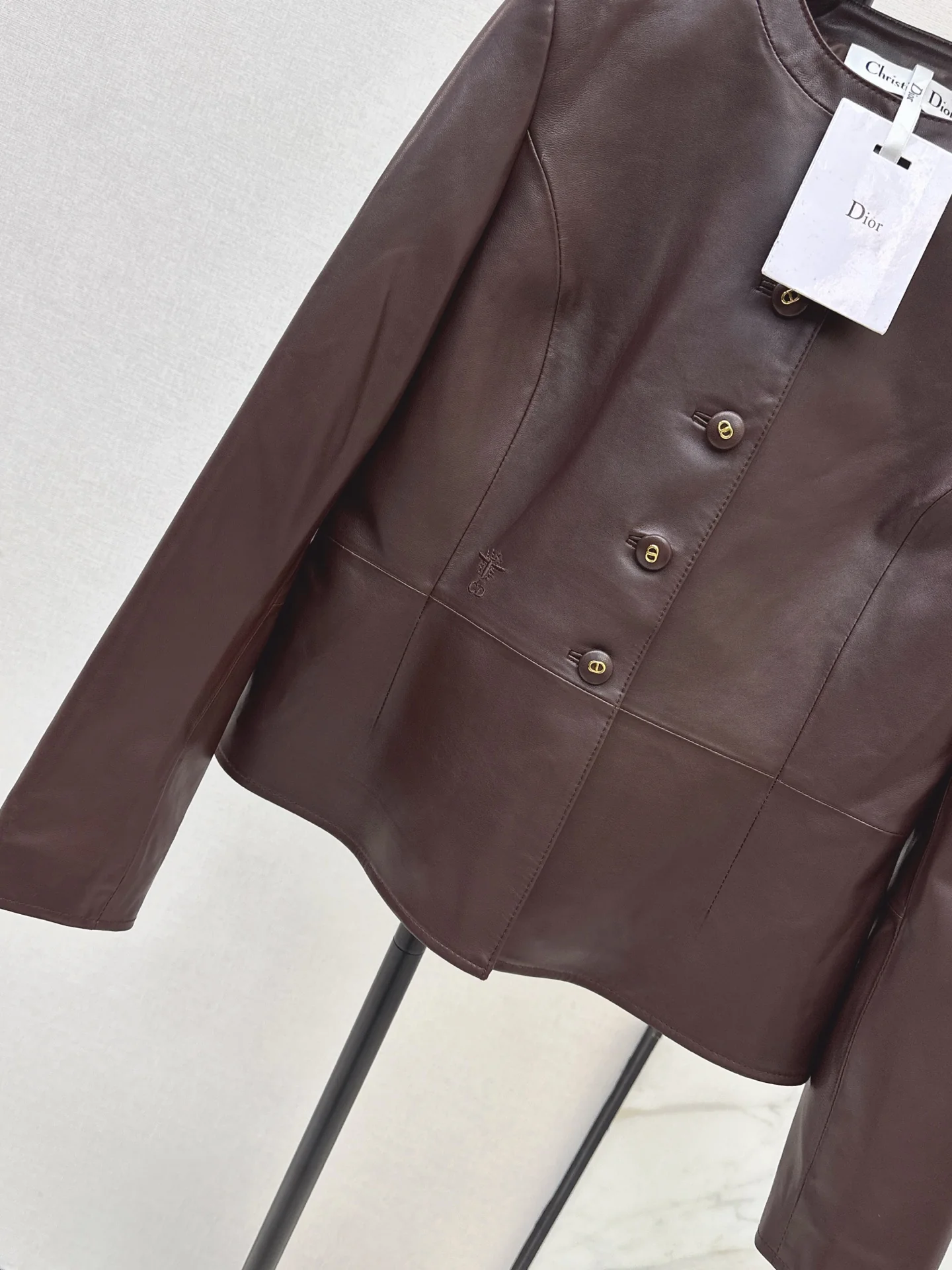 CD 25fw leather jacket