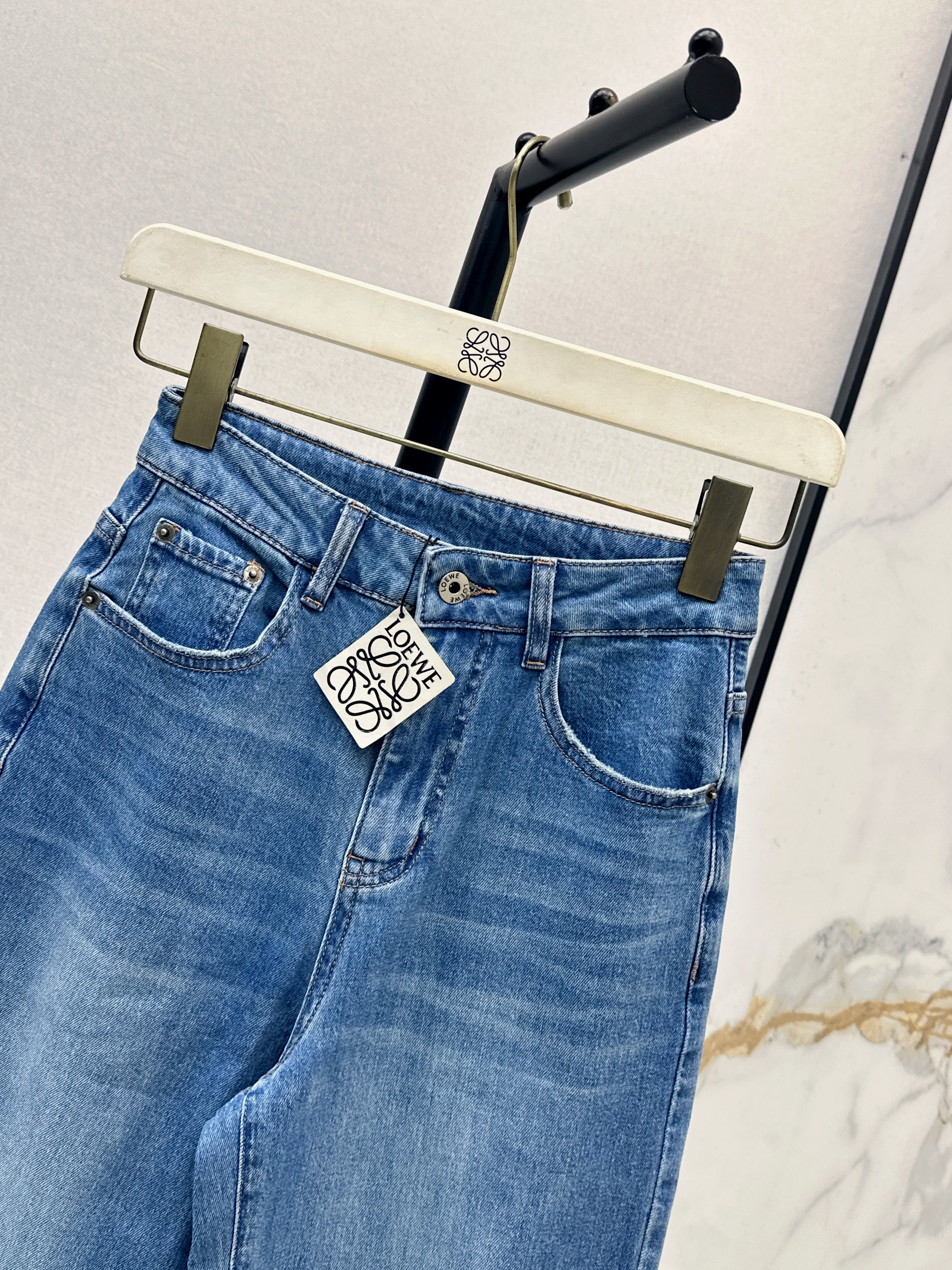 Loe 26ss embroidery jeans