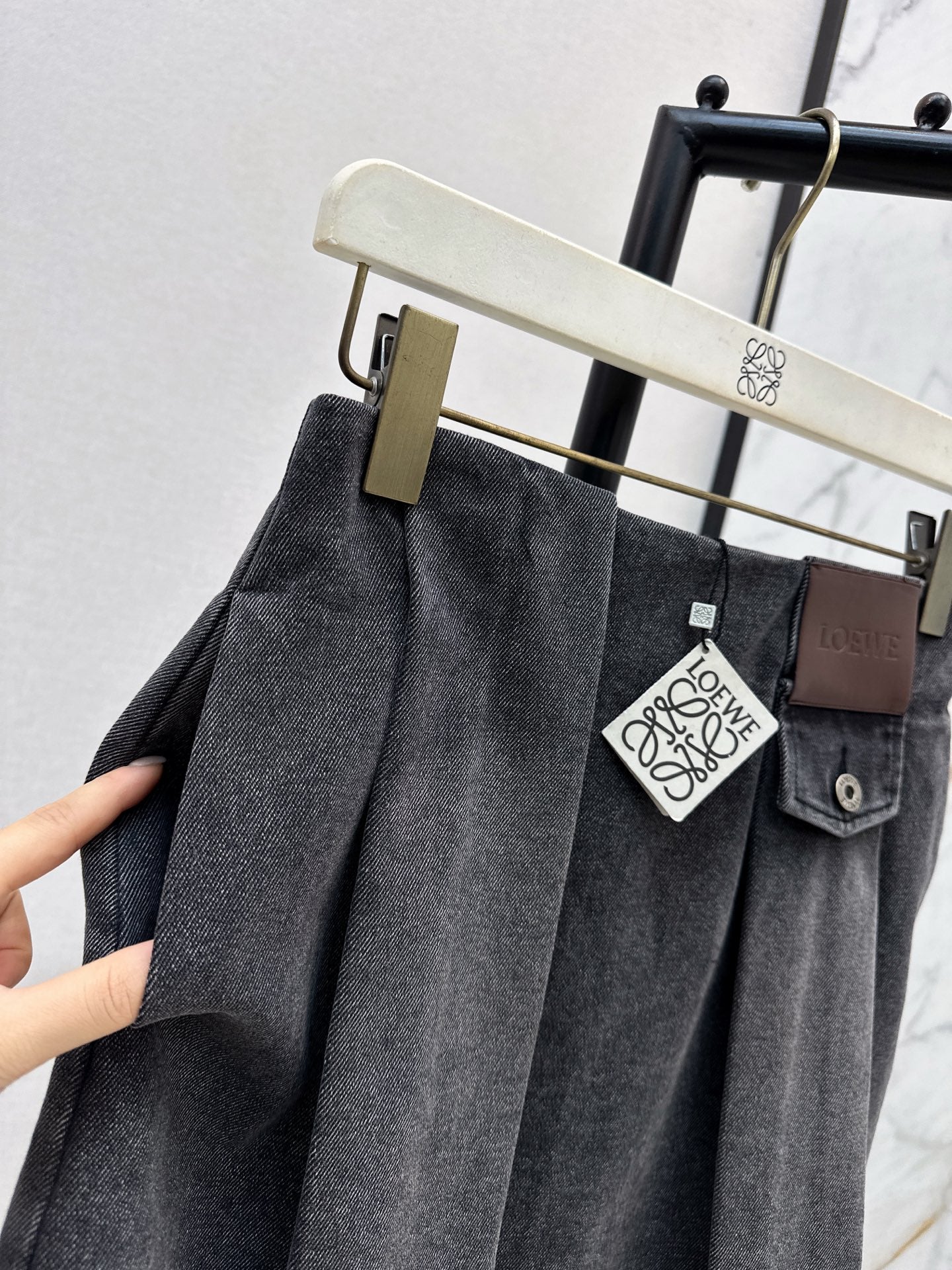 Loe 26ss denim skirts