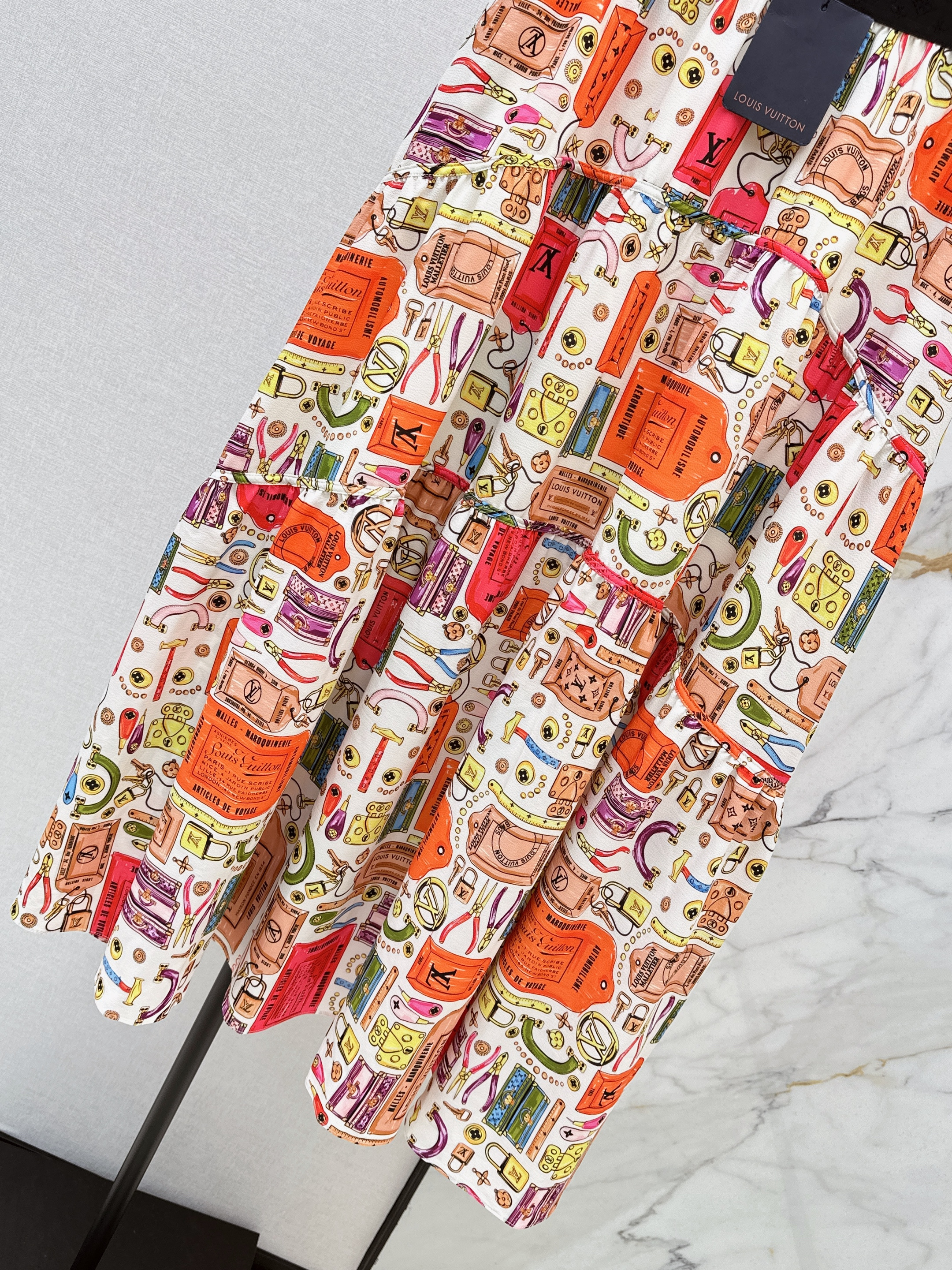 Loui 26ss print skirt