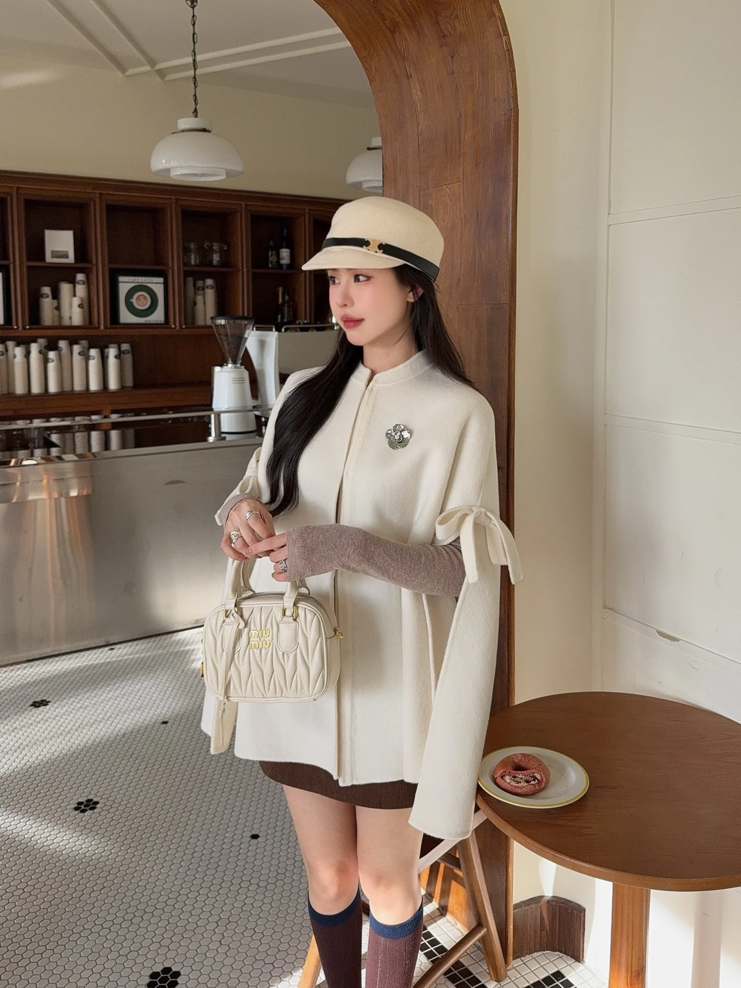 Chan 25fw wool cape coats