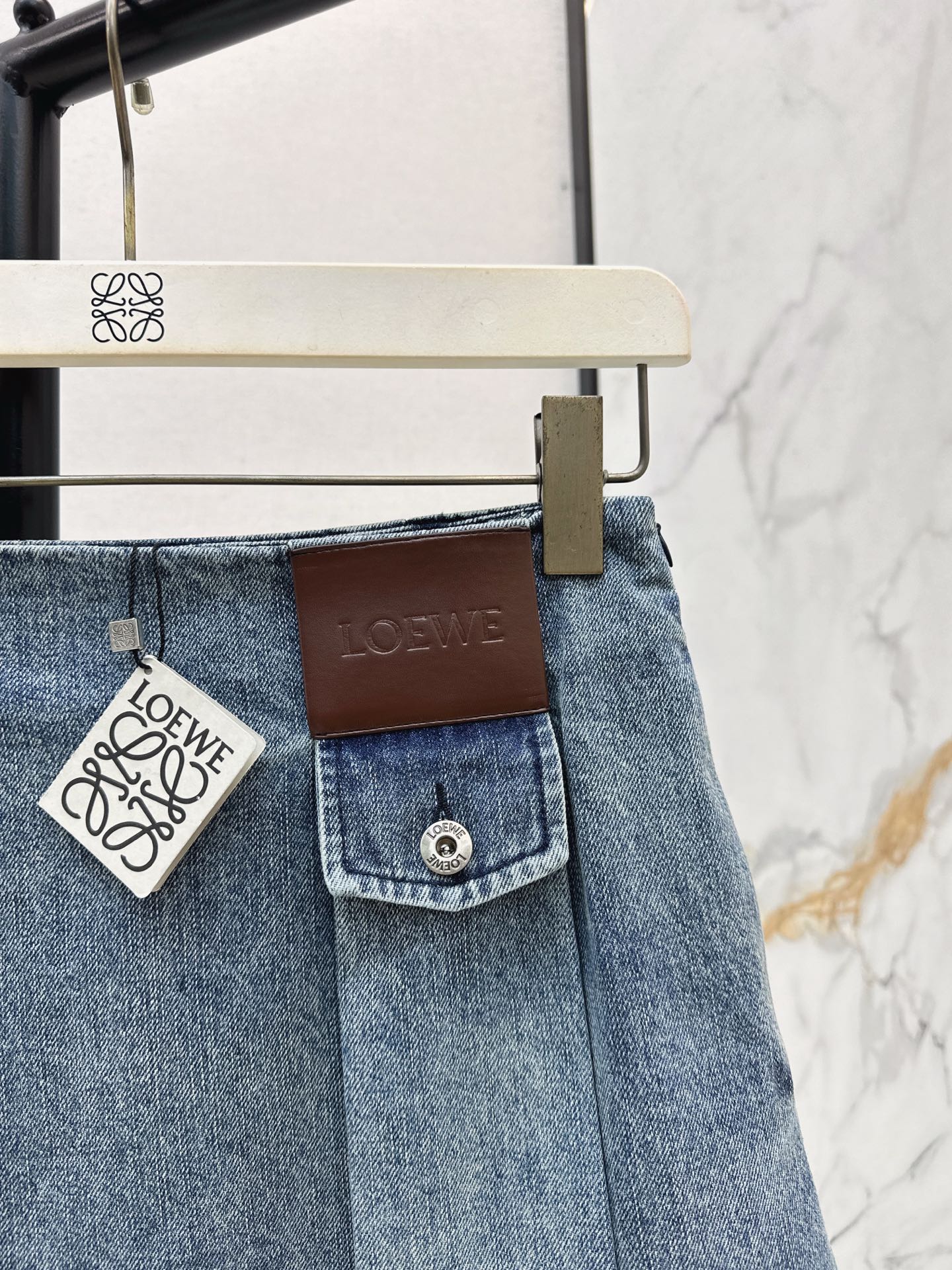 Loe 26ss denim skirts