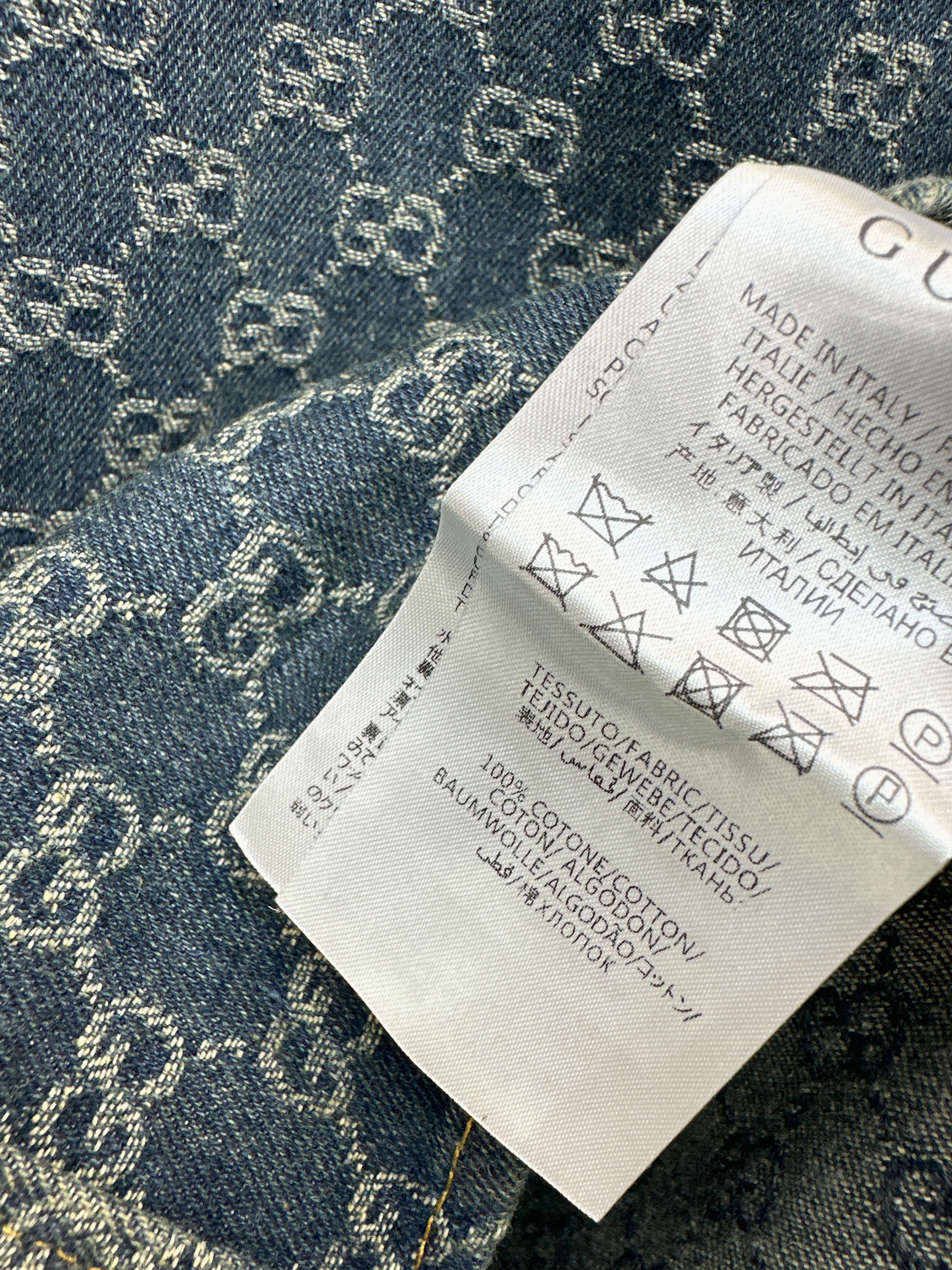 Guc 26ss jacquard jeans