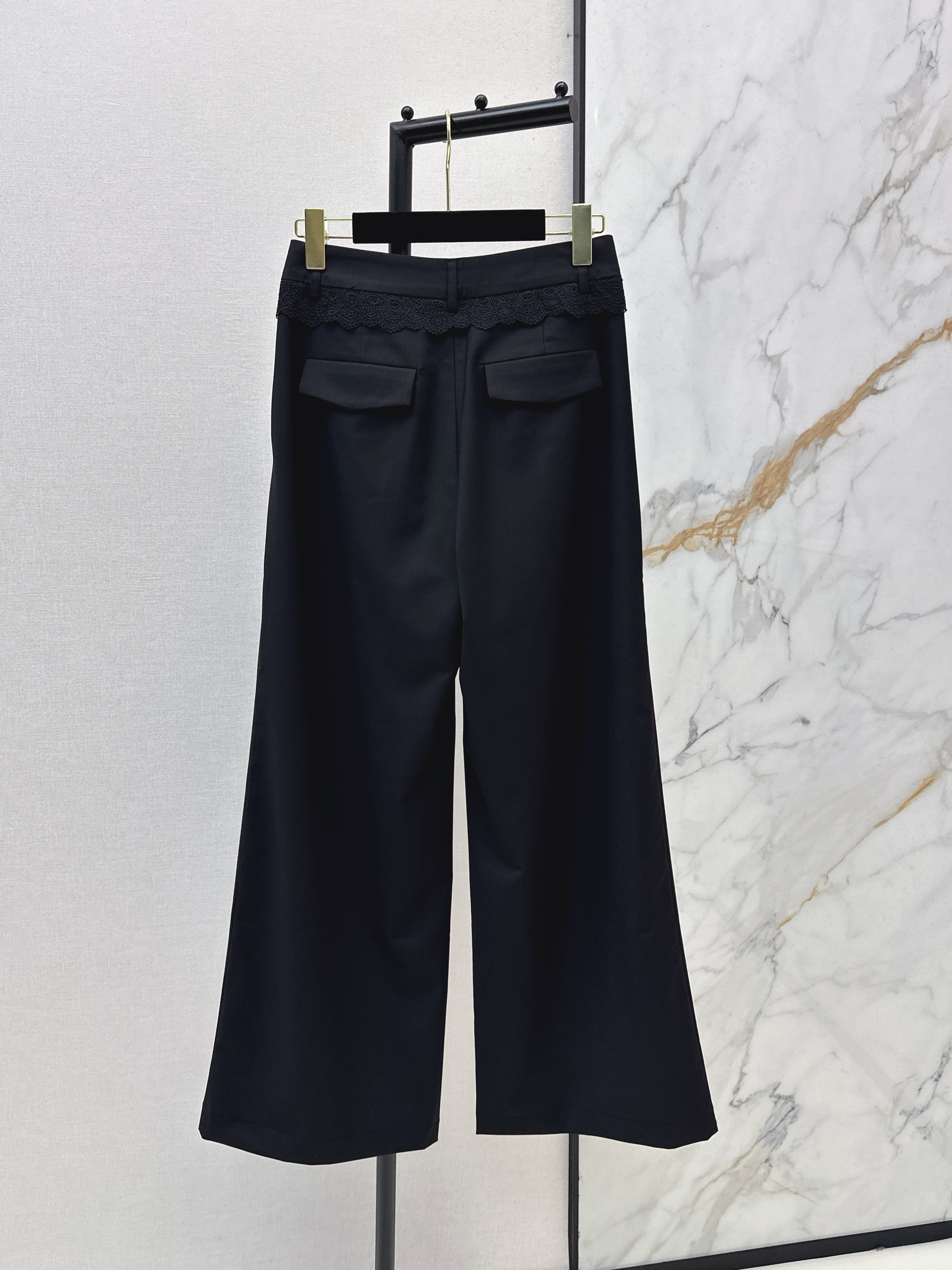 Chan 26ss contract lace pants