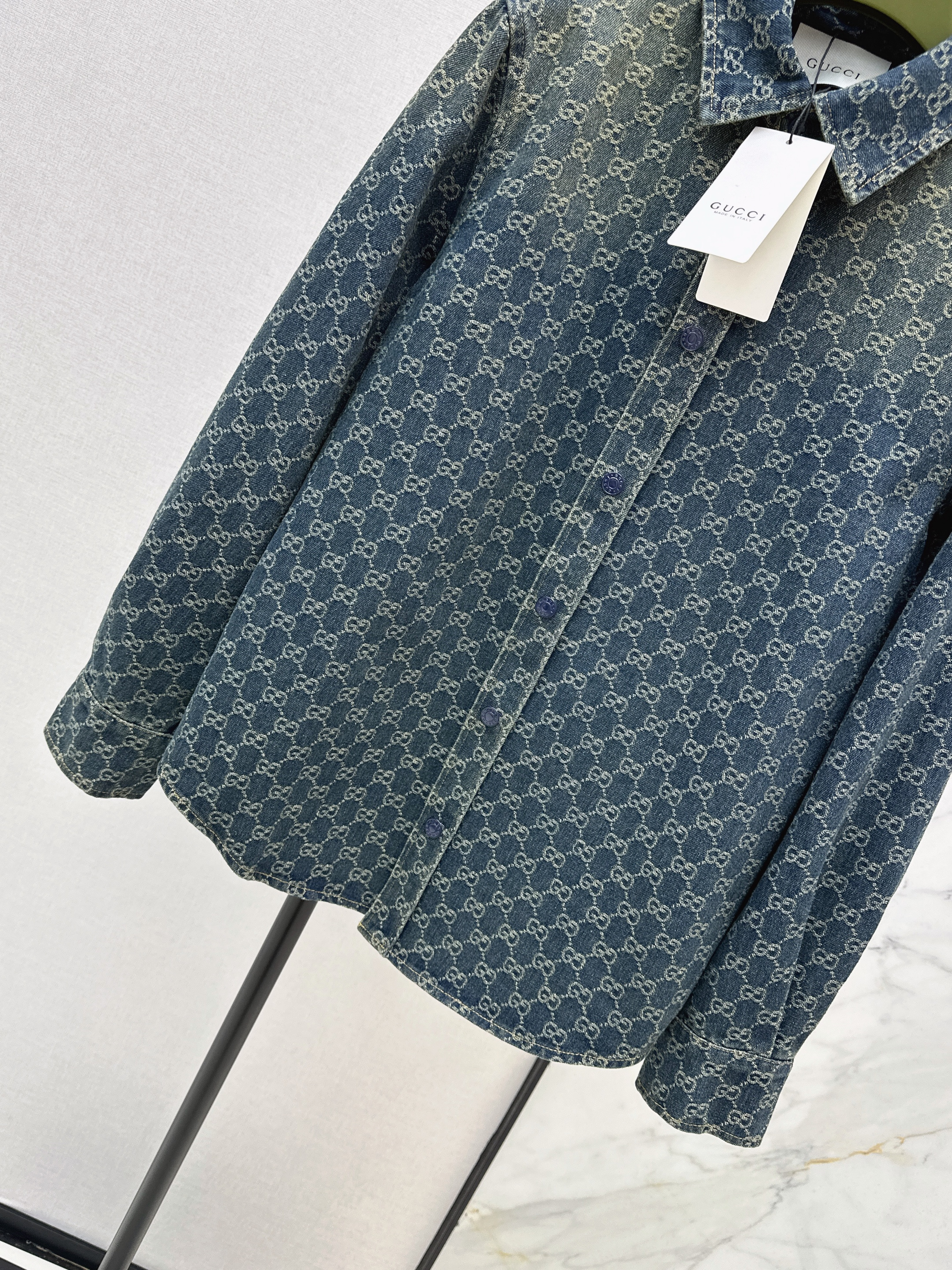 Guc 26ss denim shirt jacket