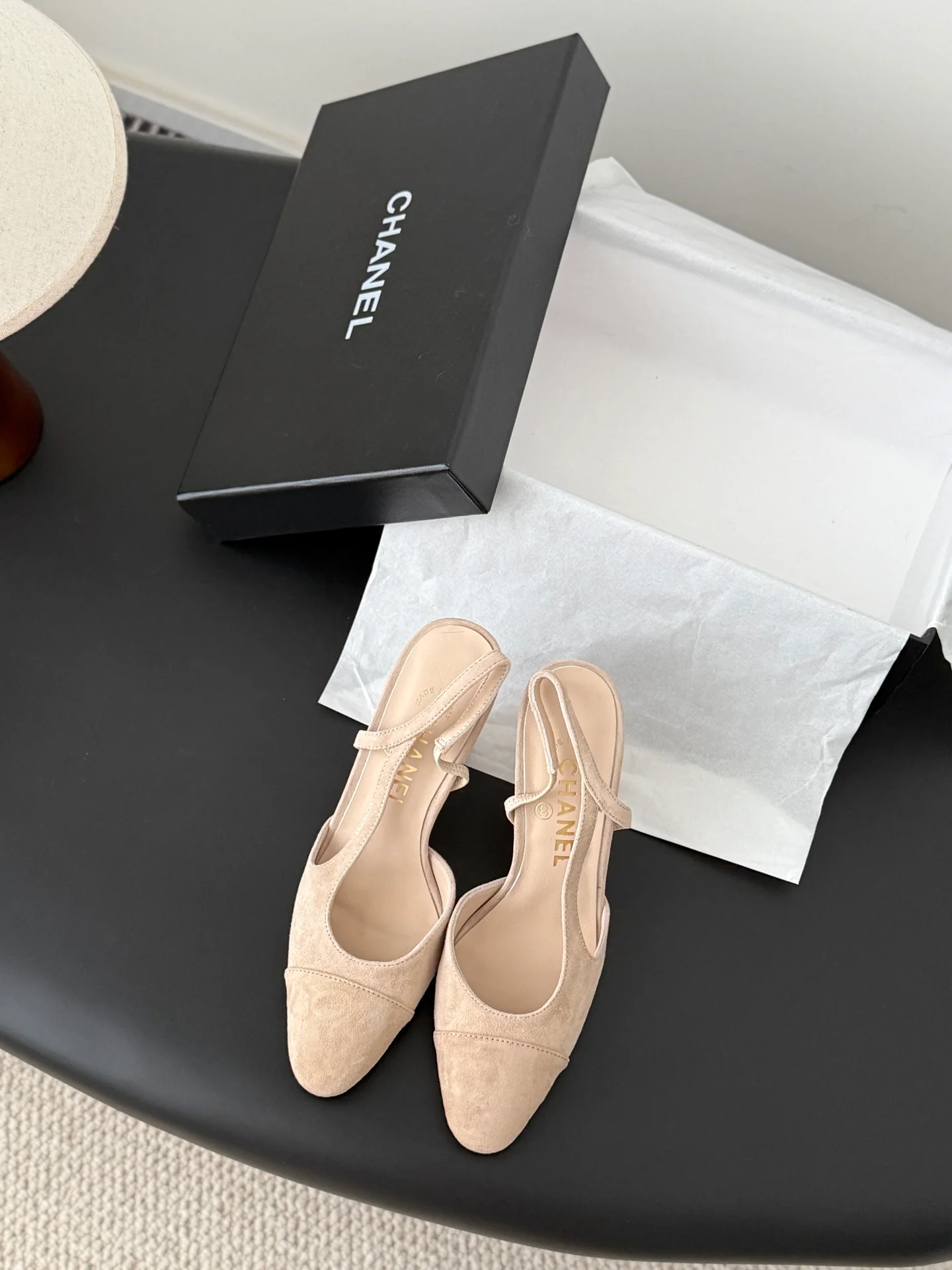 Chan 25fw slingback heels