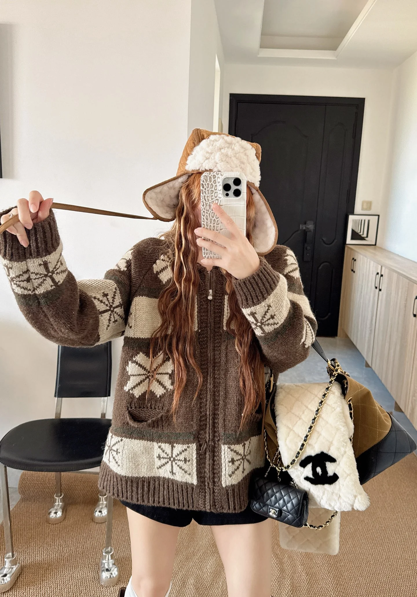 Ralp 26ss fair isle cardigan