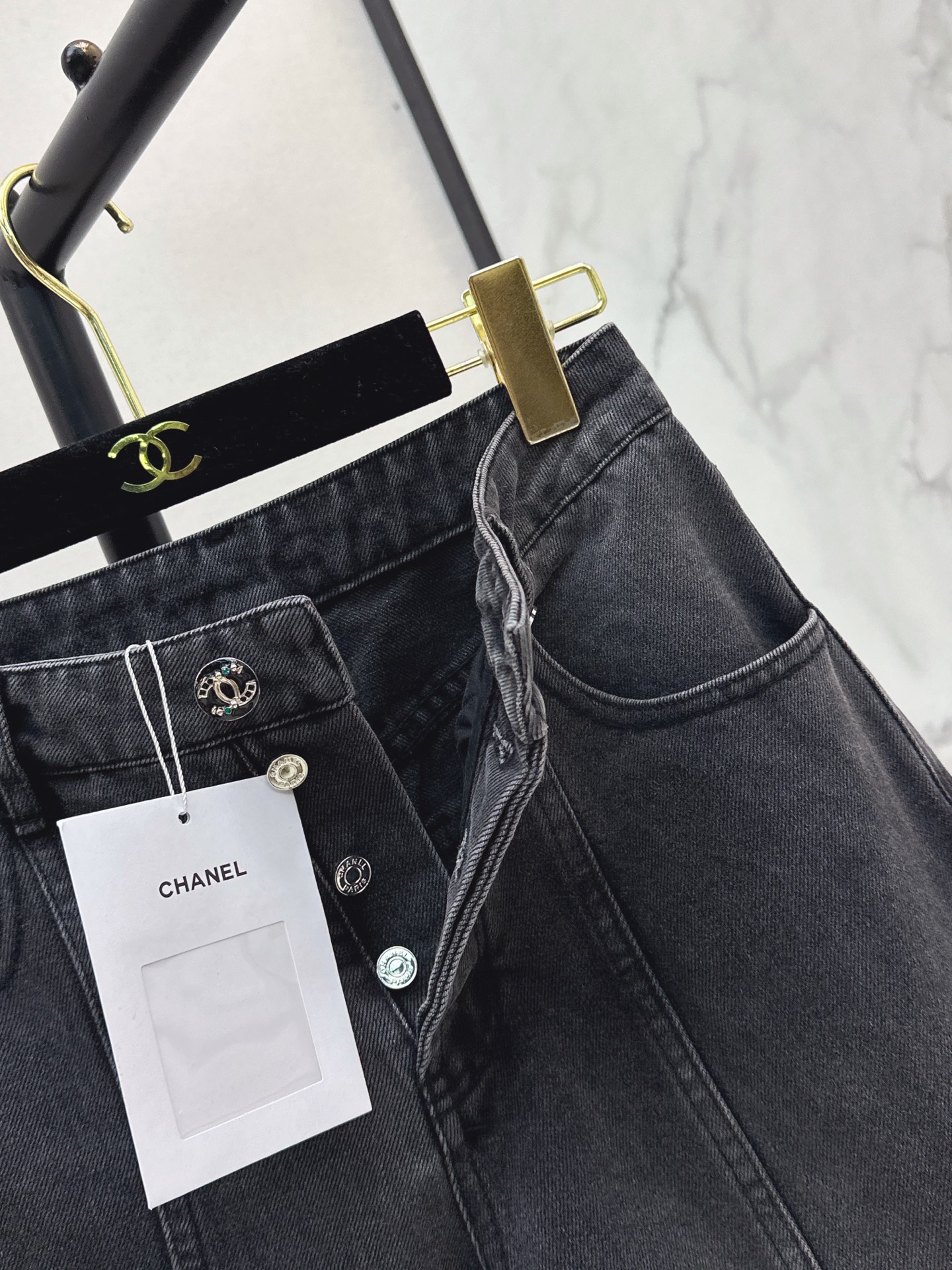 Chan 26ss cropped jeans