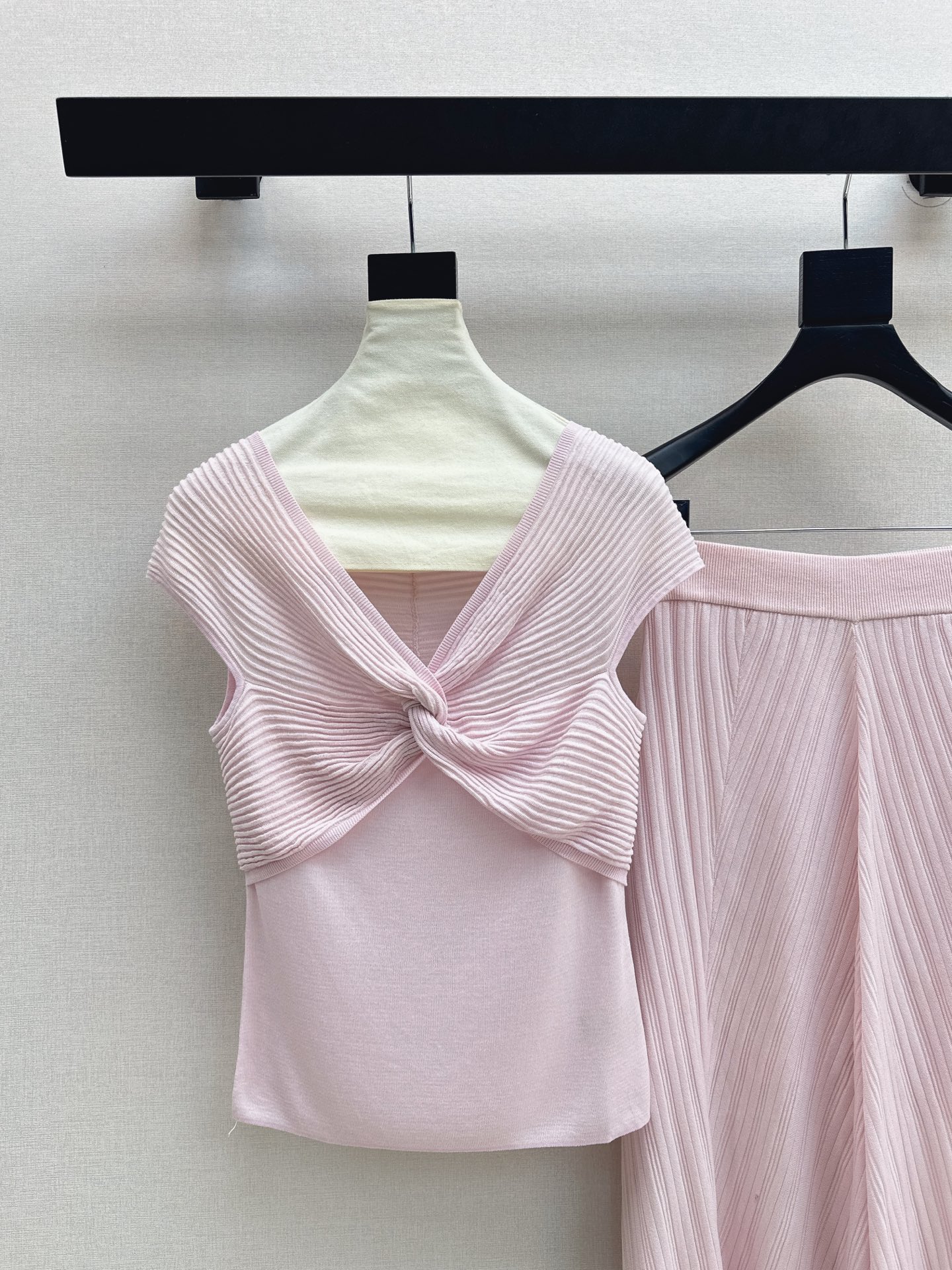 Chol 26ss knit suit
