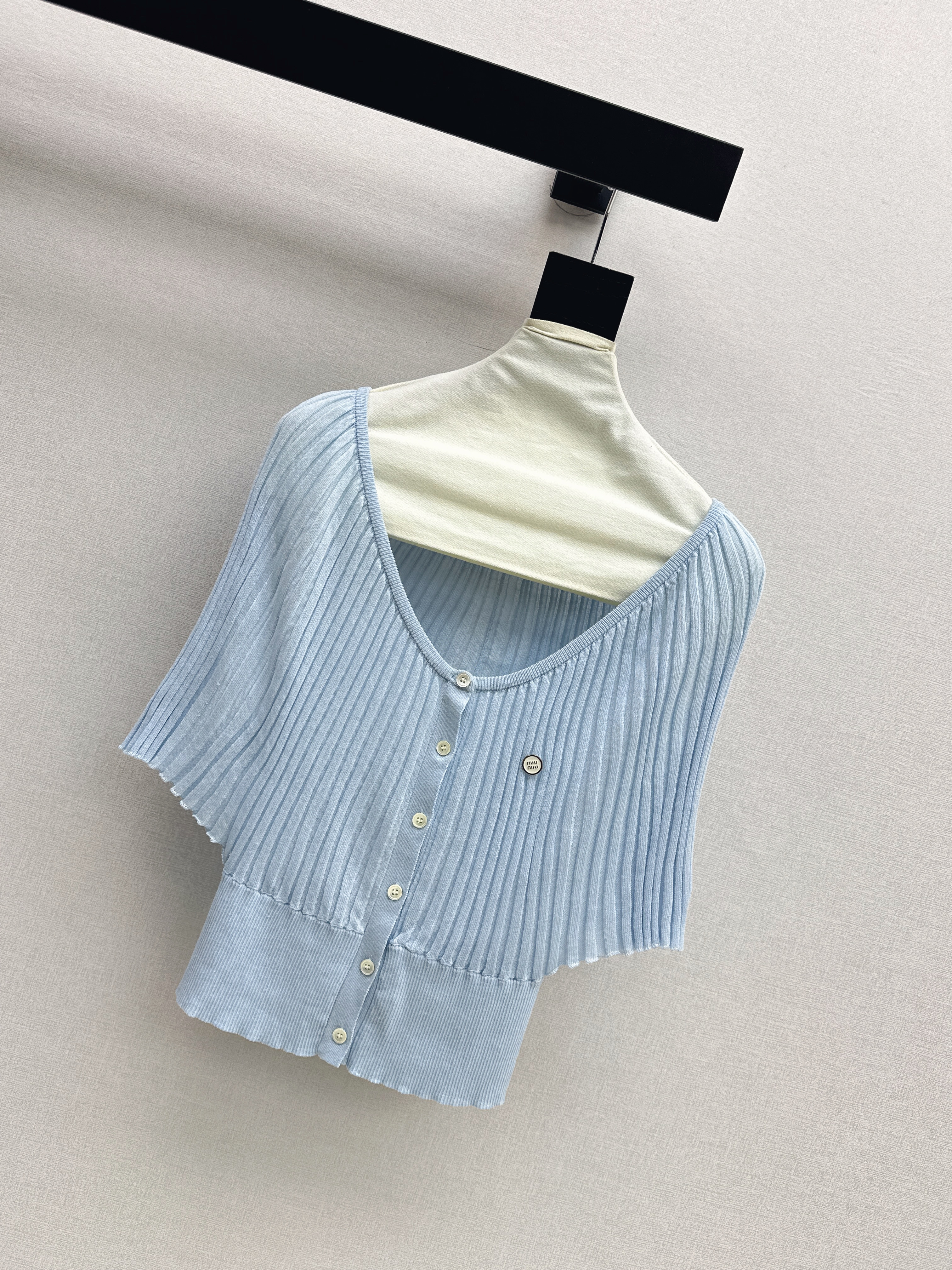 Miu 26SS Knit Cardigan Top