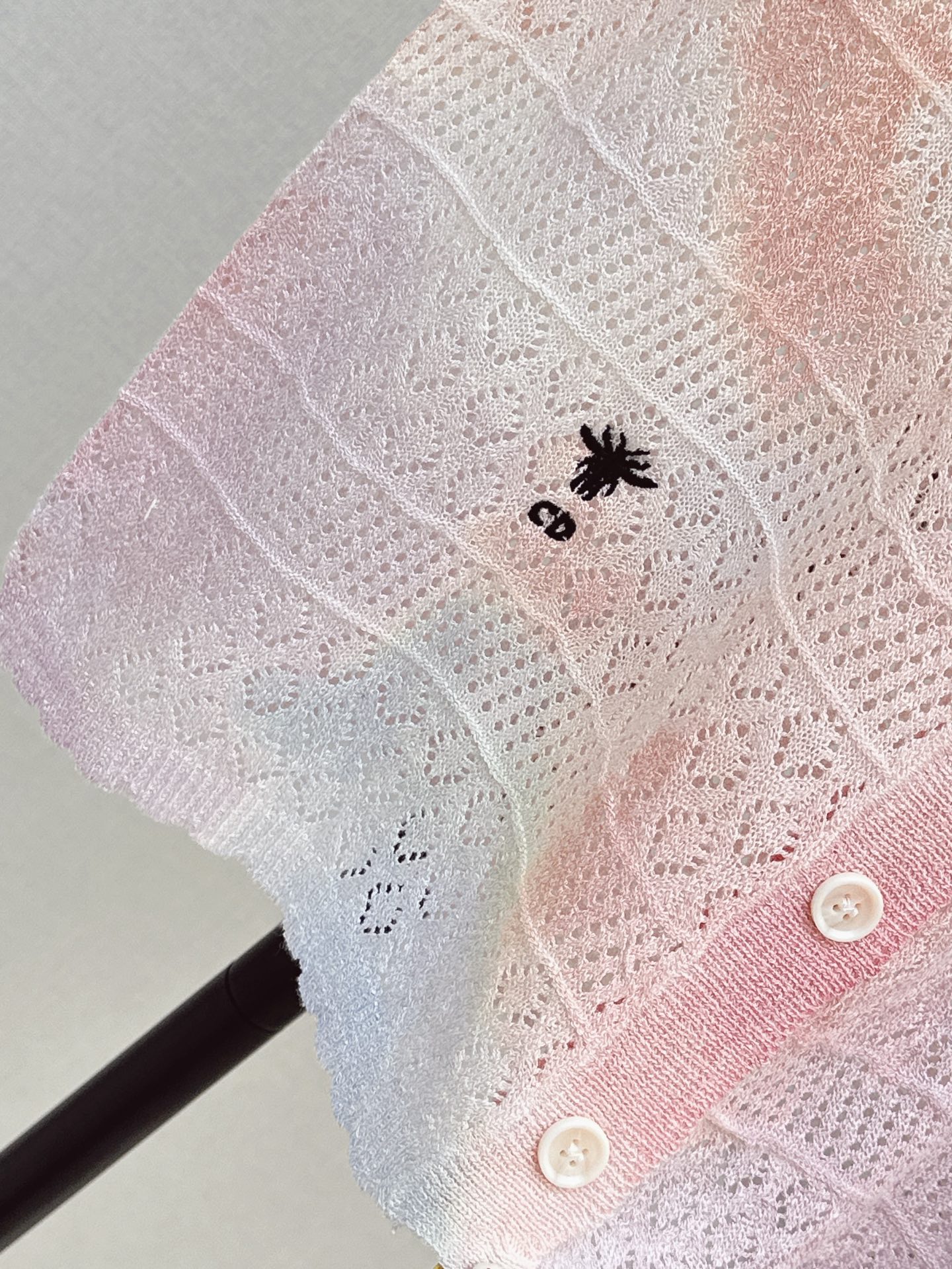 CD 26ss gradient knit cardigan