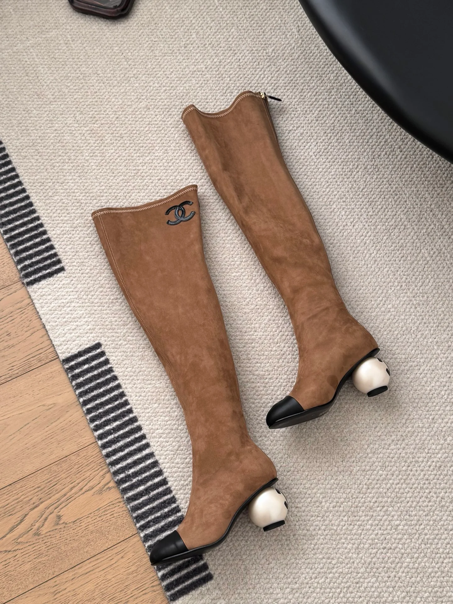 Chan 25fw over the knee boots
