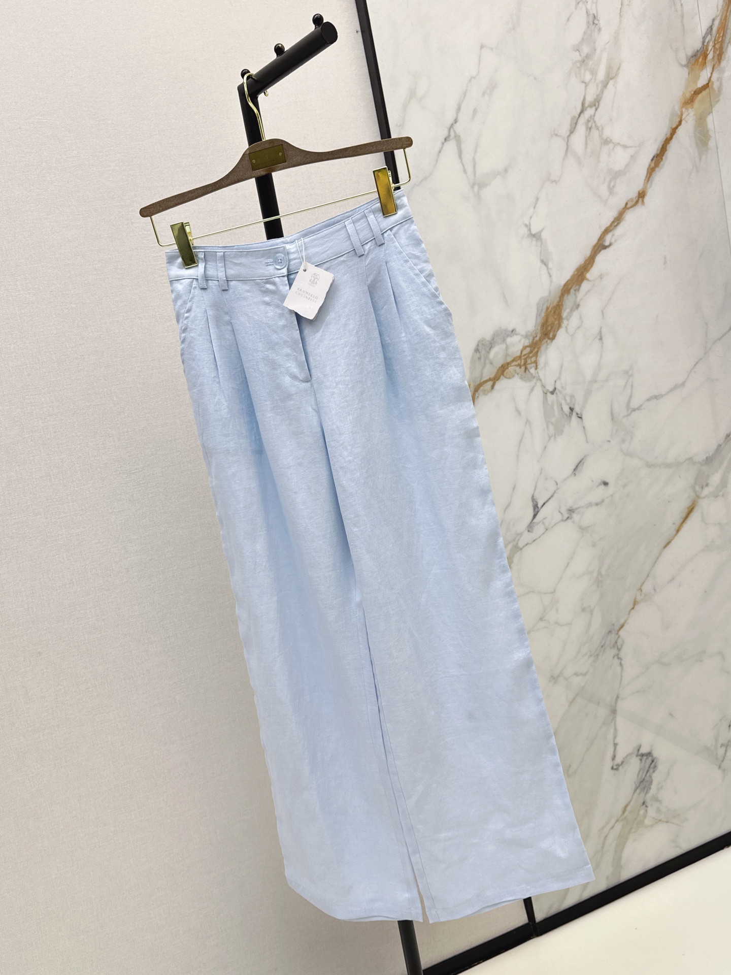 Brun 26ss straight-leg pants