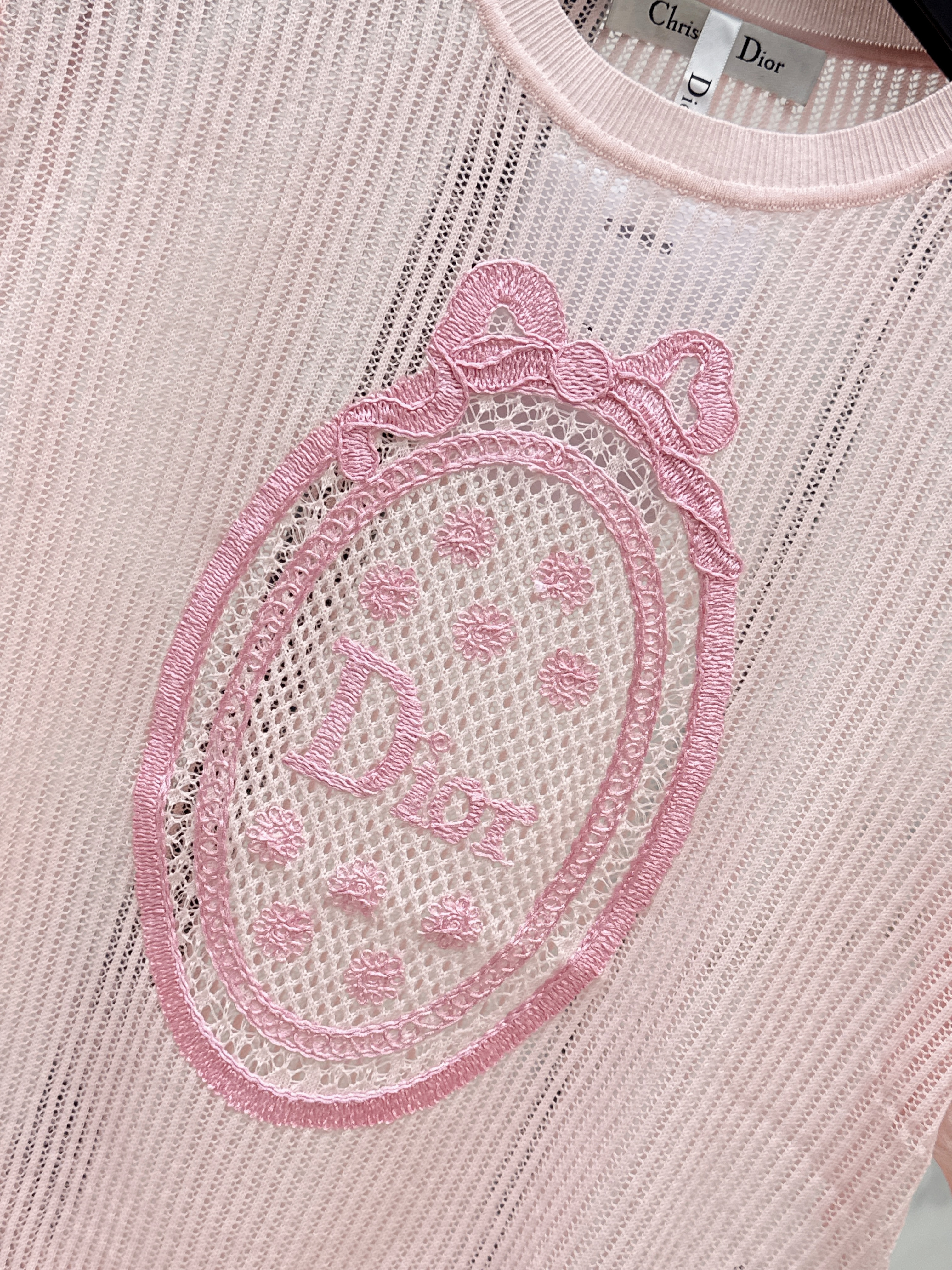 CD 26ss hollow knit top