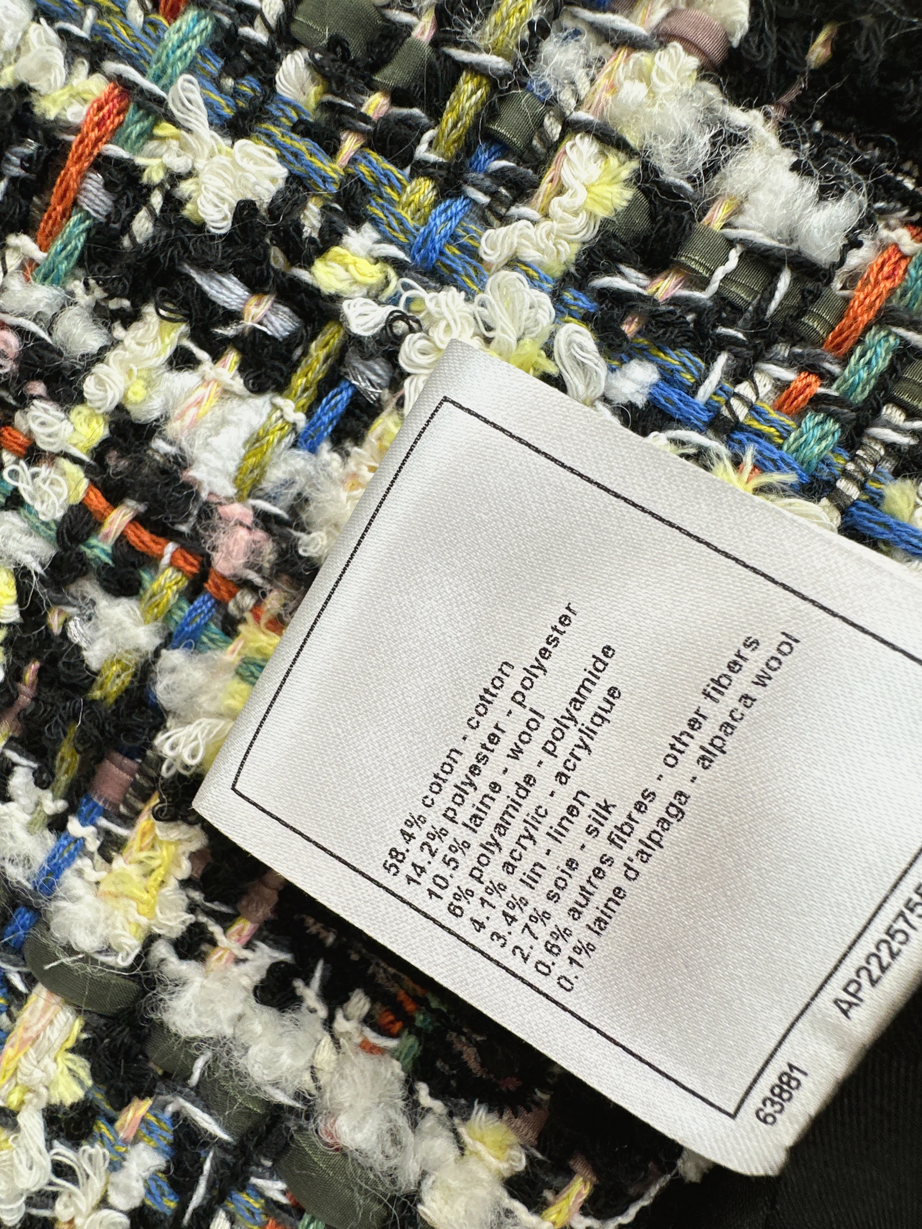 Chan 26ss woven tweed skirts