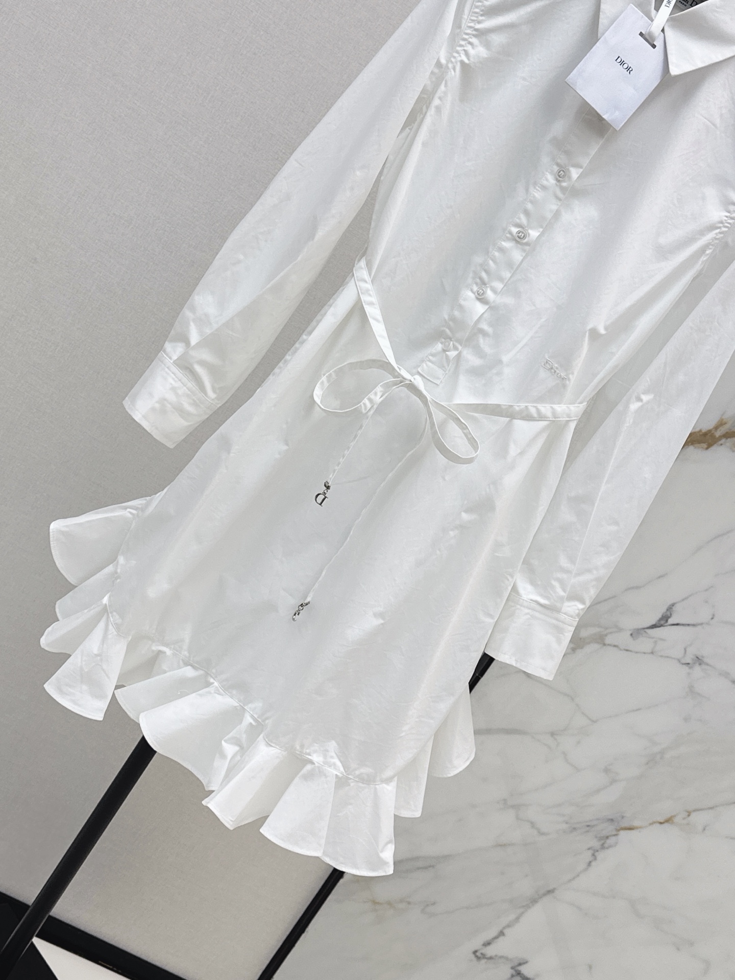 CD 26ss ruffle shirt dress