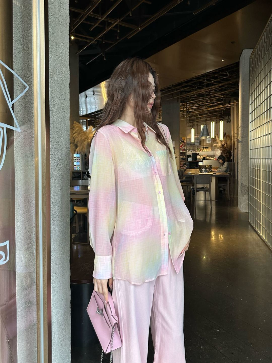 Fen 26ss print shirt