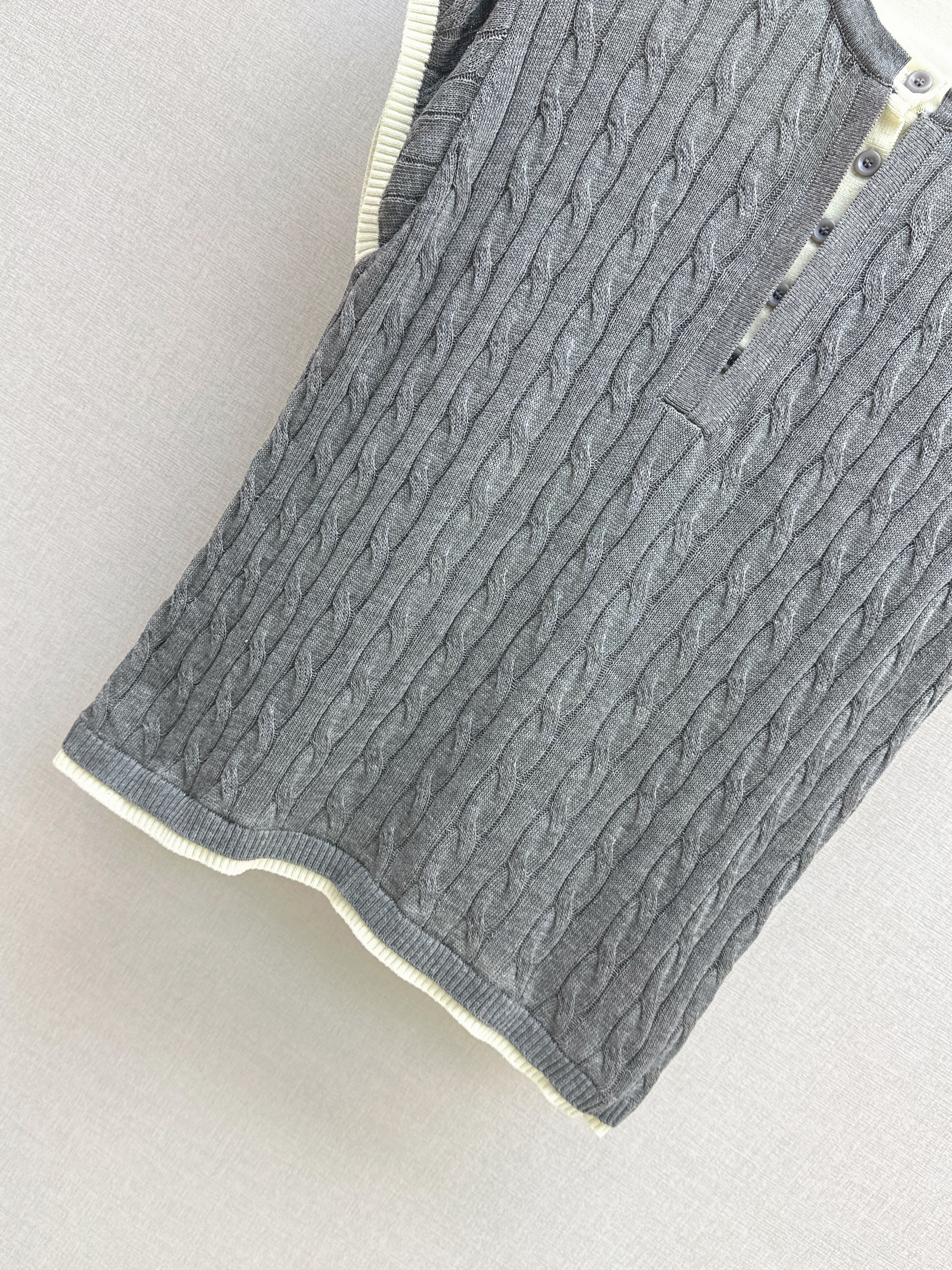 Ralp 26ss sleeveless knitwear