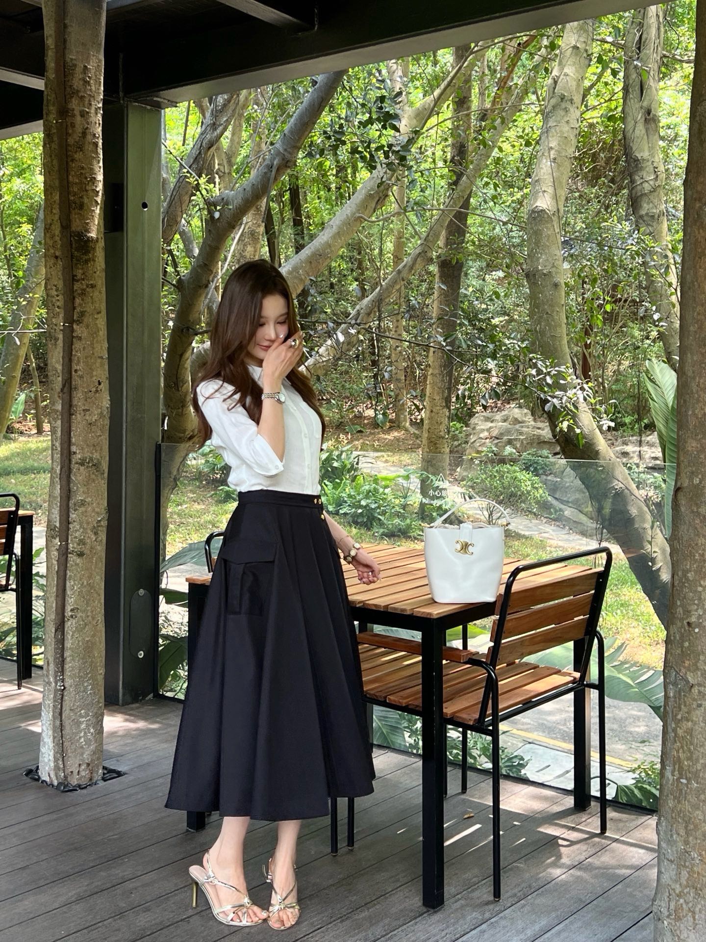 Celi 26ss cargo skirt