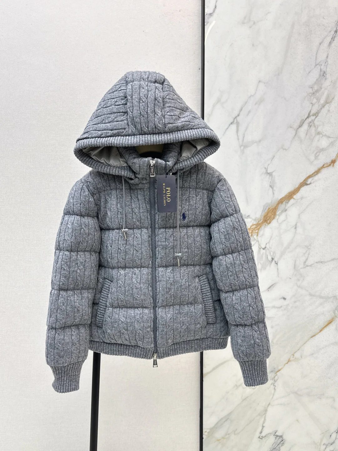 Ralp 25fw knit down jacket