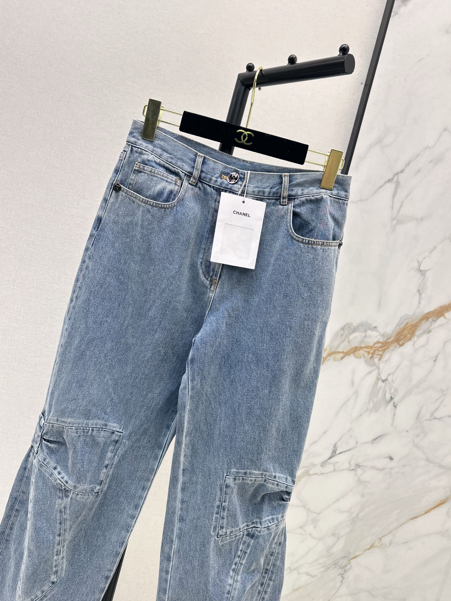 Chan 25fw cargo denim pants