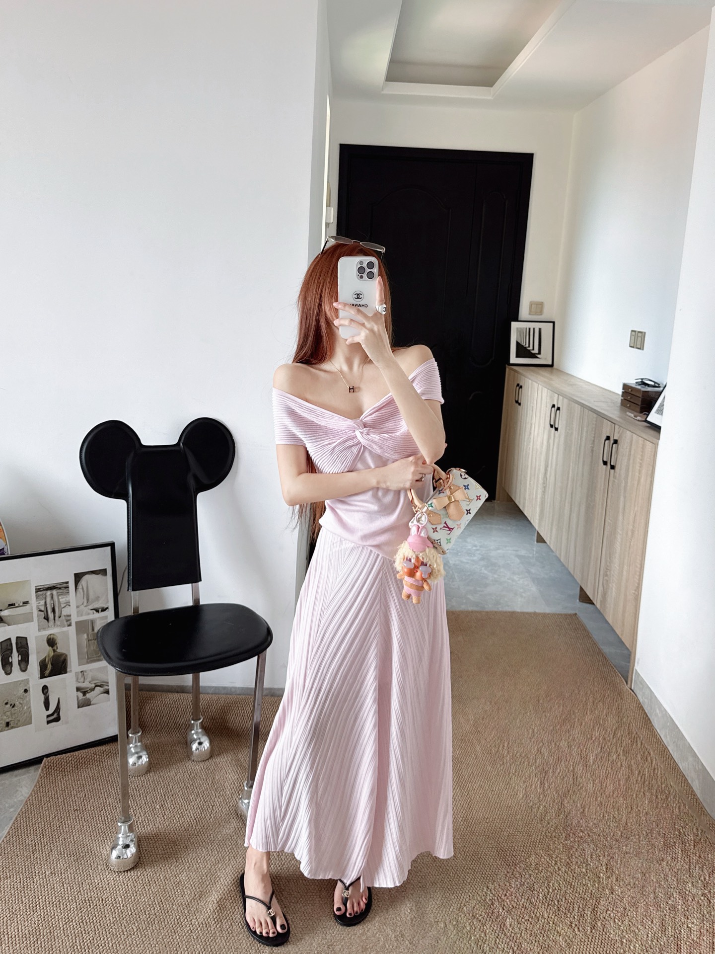 Chol 26ss knit suit