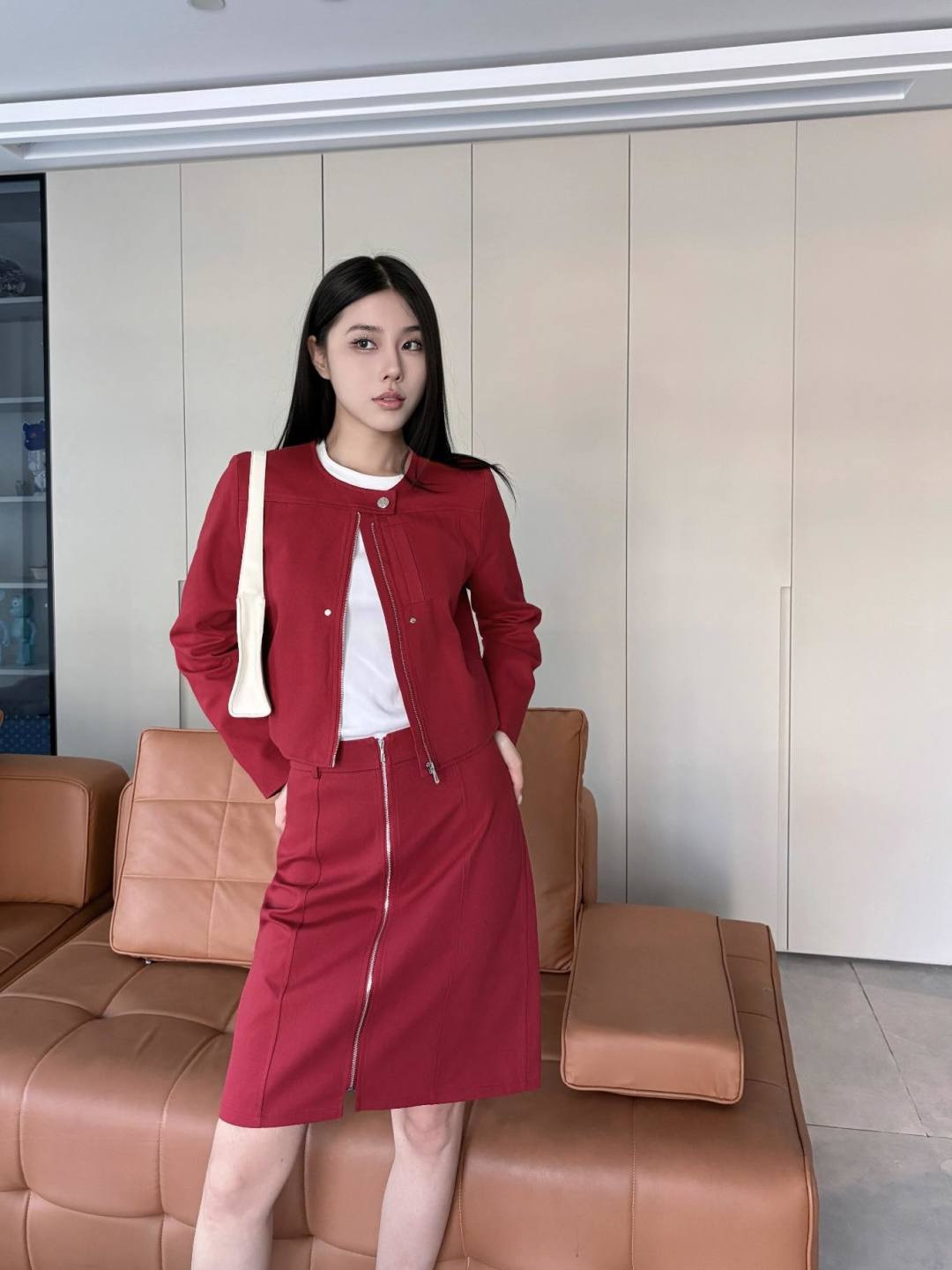 Her 26ss zip-up jacket