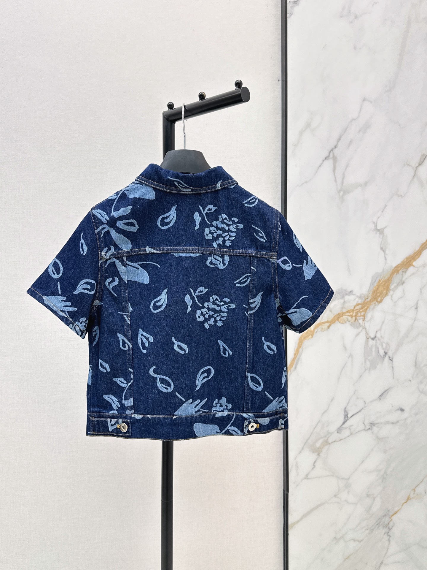CD 26ss print denim shirt