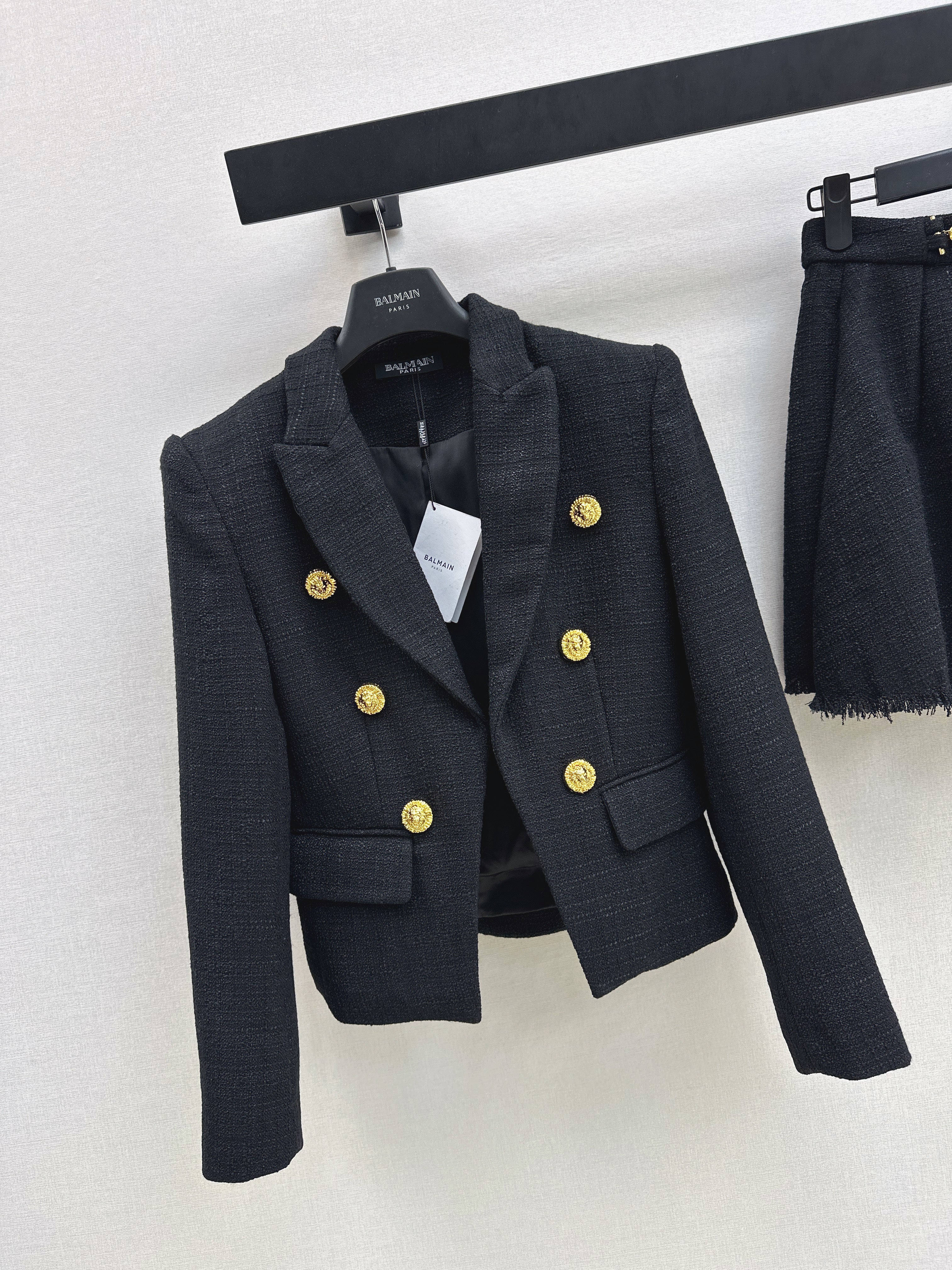 Bal 26ss double-breasted suit