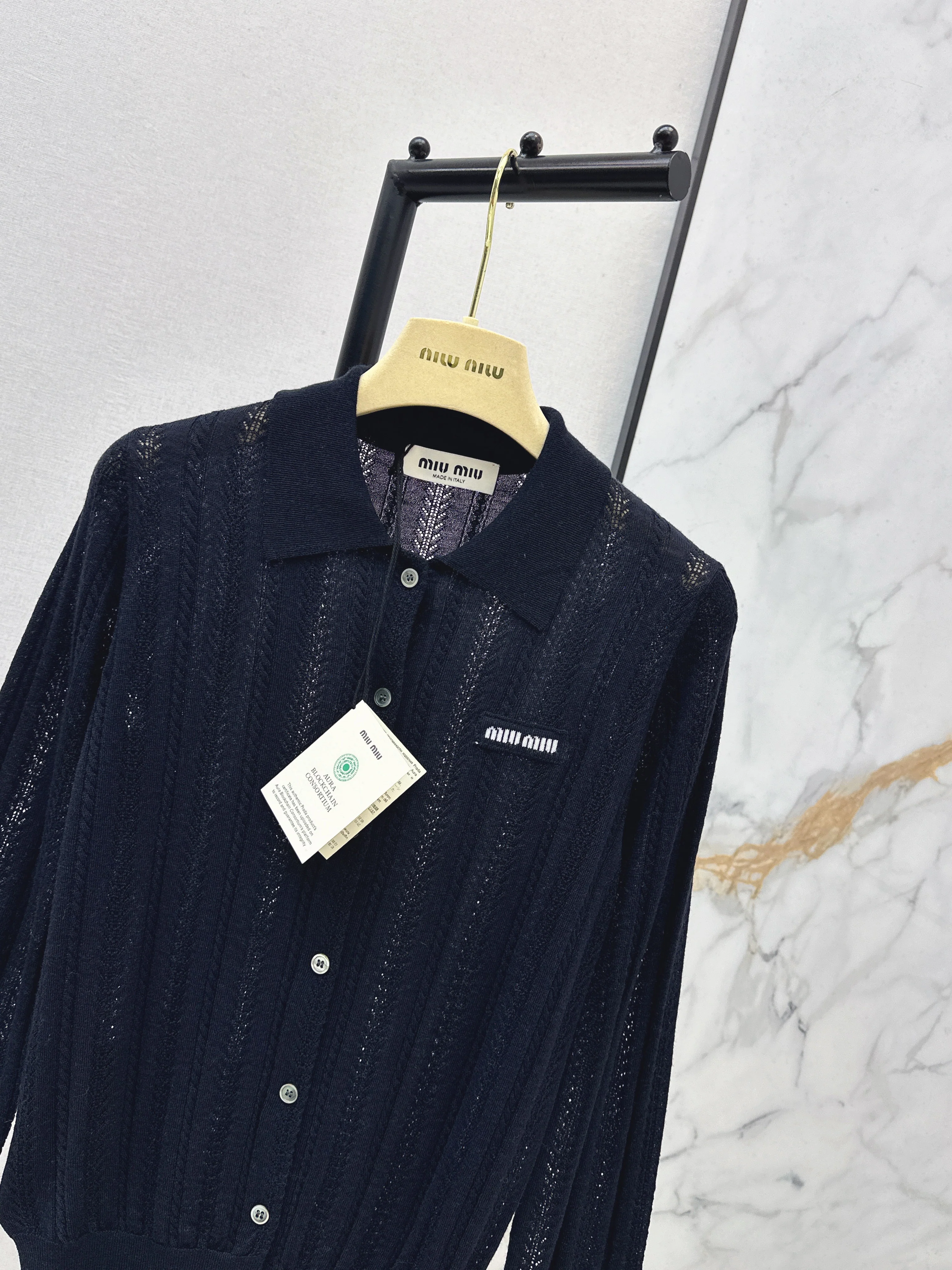 Miu 26ss knit cardigan