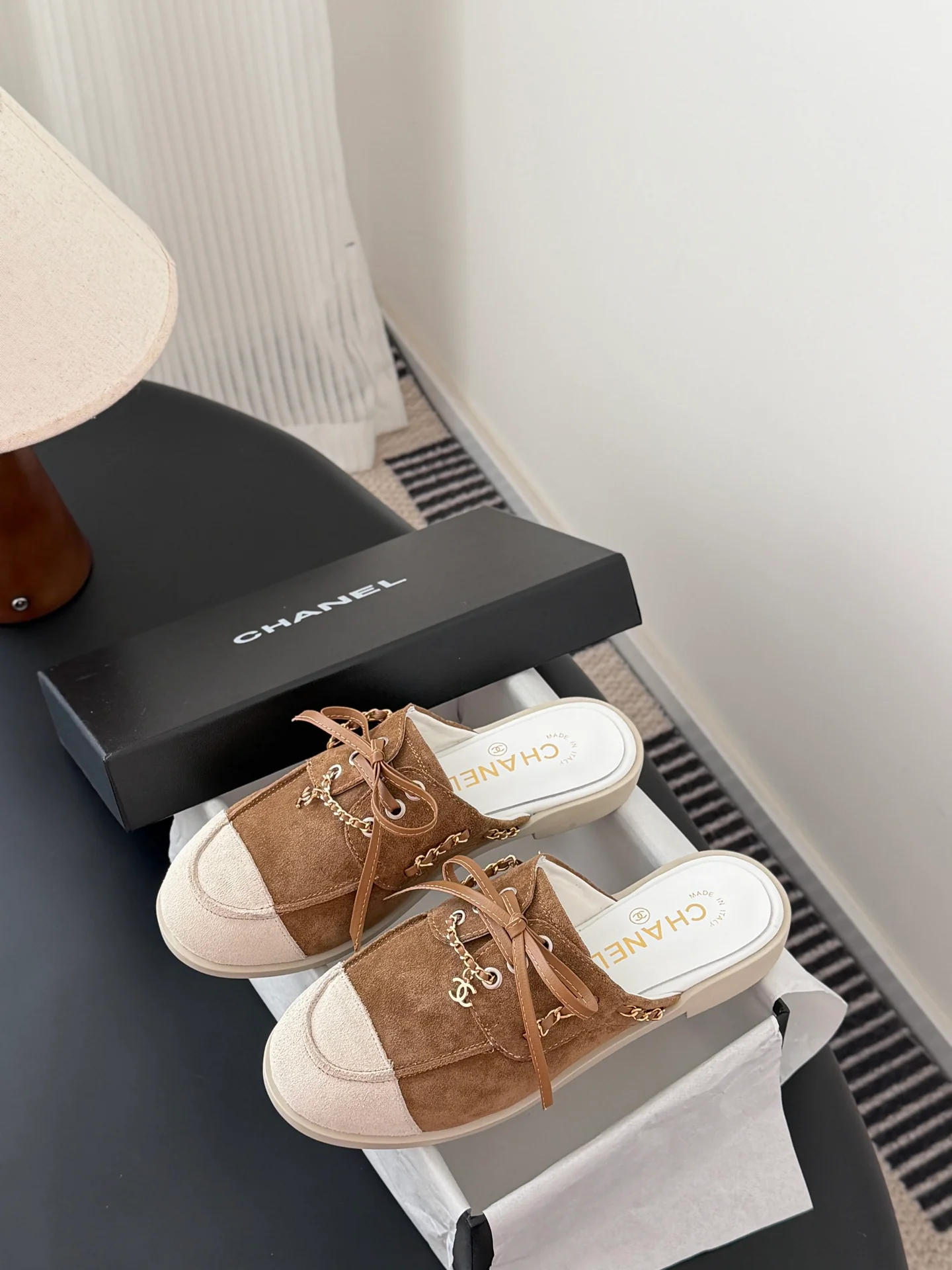 Chan 26ss slip-on shoes