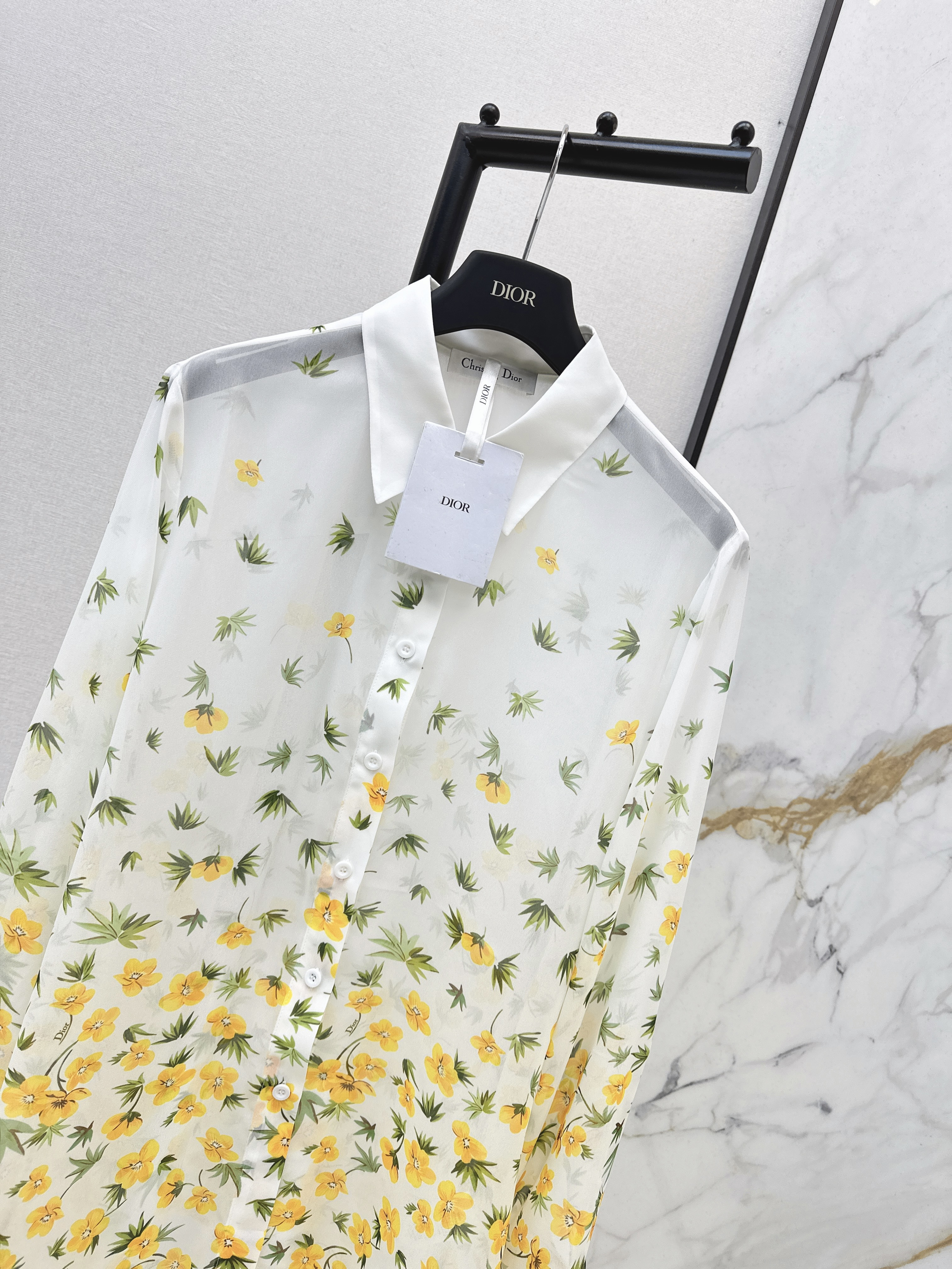 CD 26ss flower print shirt