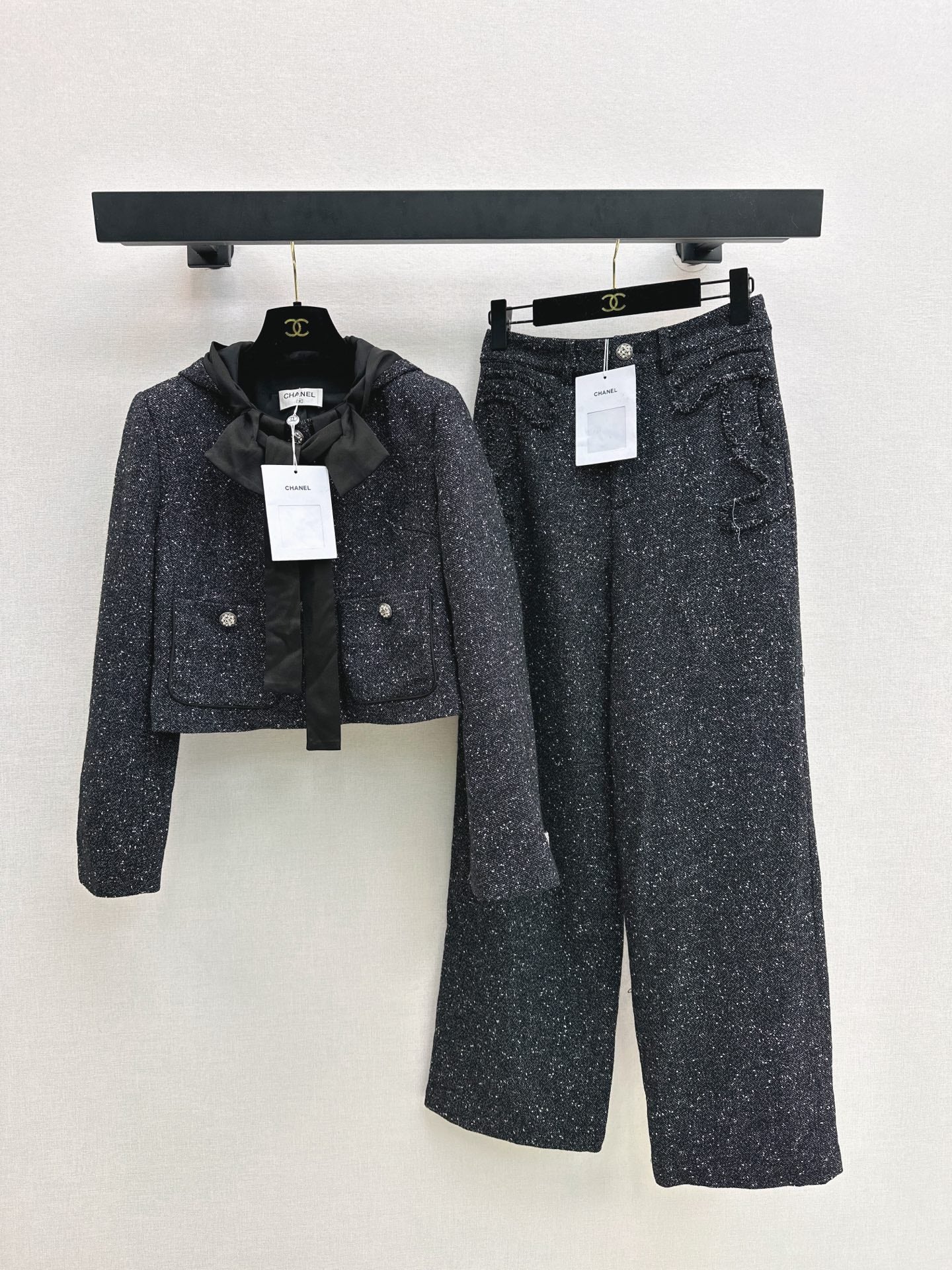 Chan 25fw tweed woven jacket