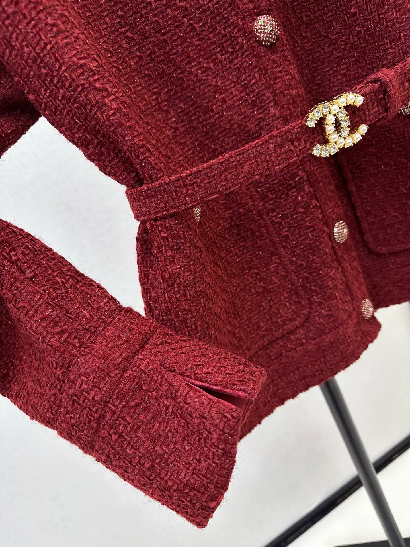 Chan 25fw woven tweed jacket